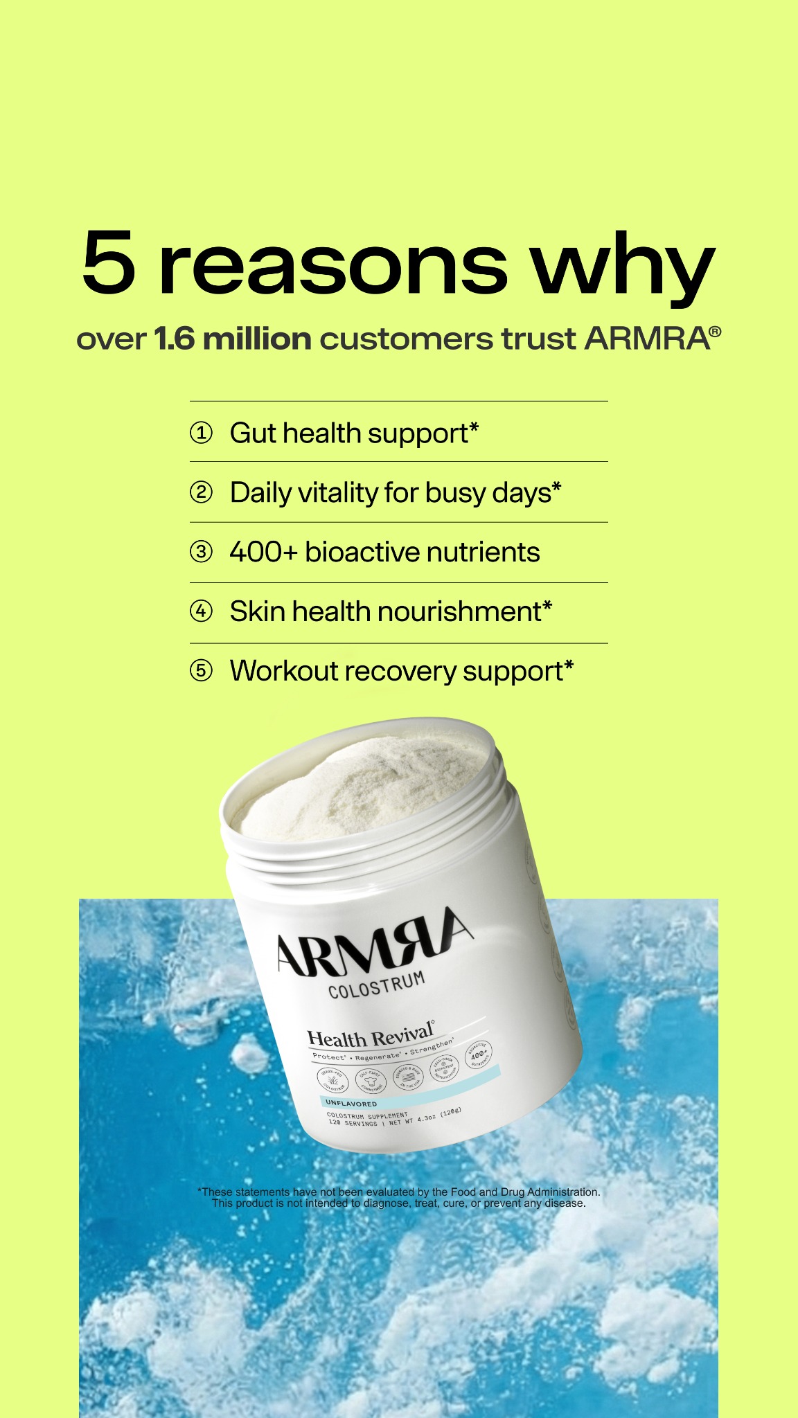 ARMRA Facebook ad