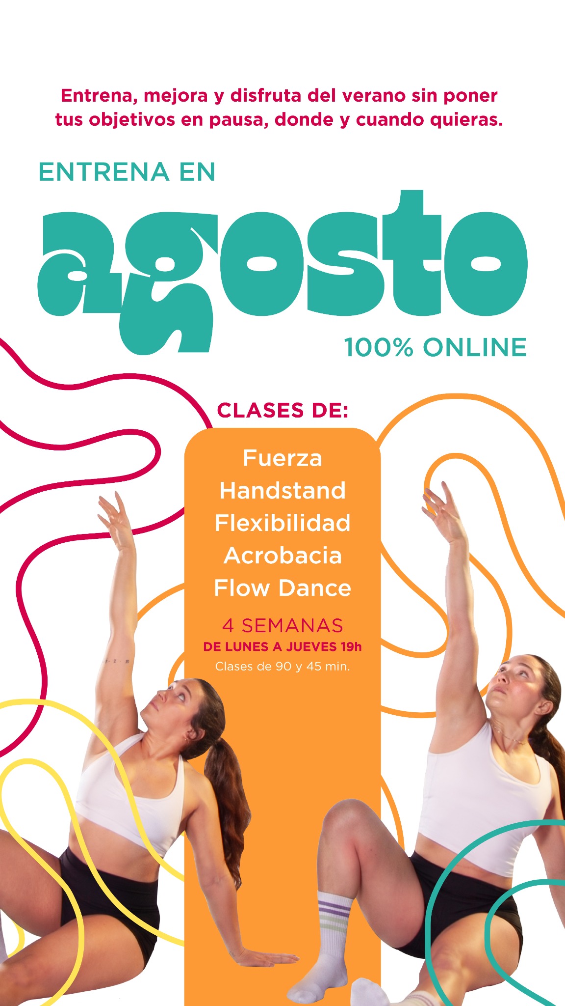 IS, Art & Sport Facebook ad: Entrena en Agosto