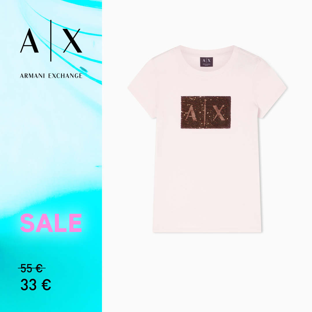 Armani Exchange Facebook ad: Scopri la Collezione Armani Exchange PE26 in saldo…