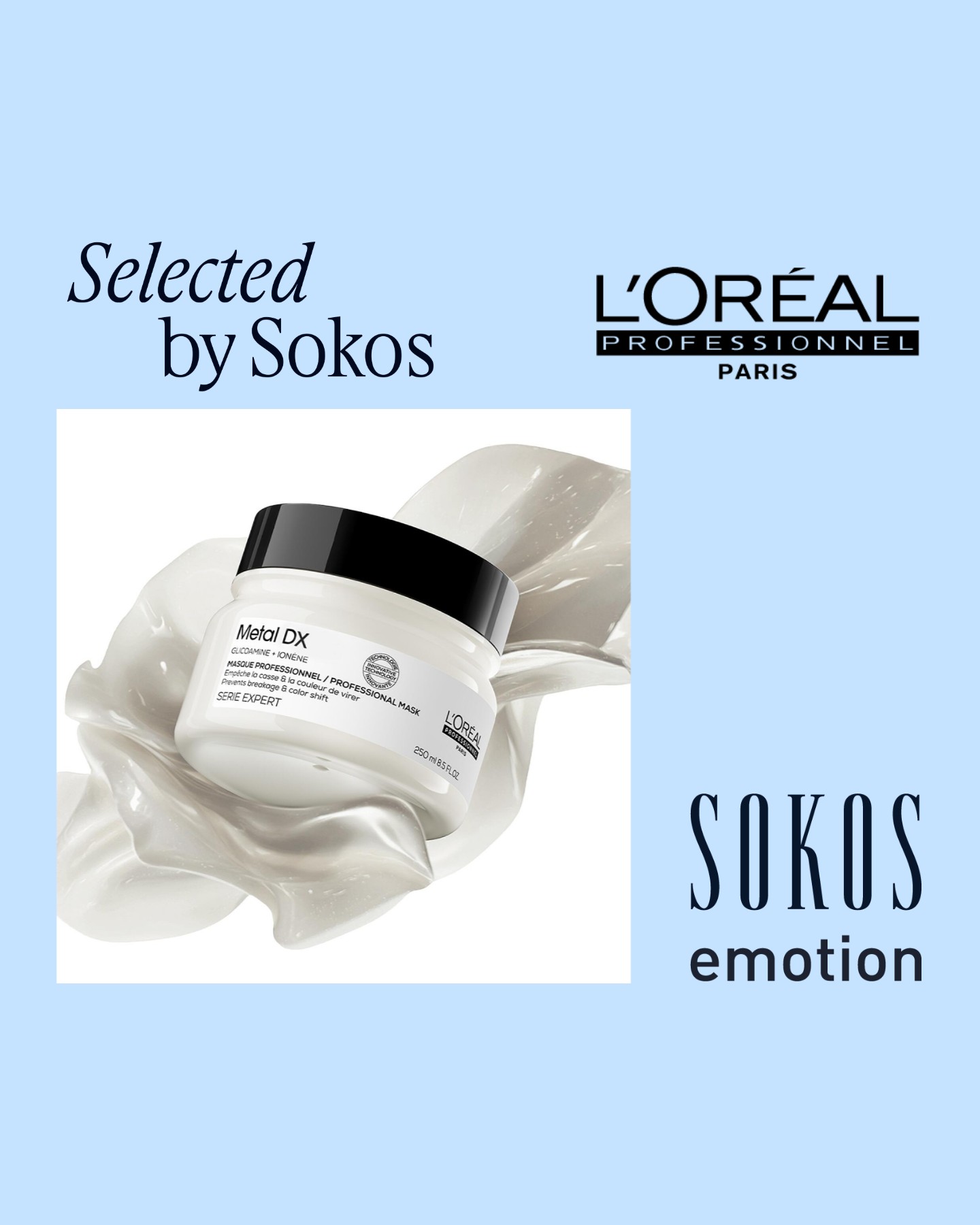 Sokos Facebook ad: Ihastu L'Oréal Professionel -tuotteisiin