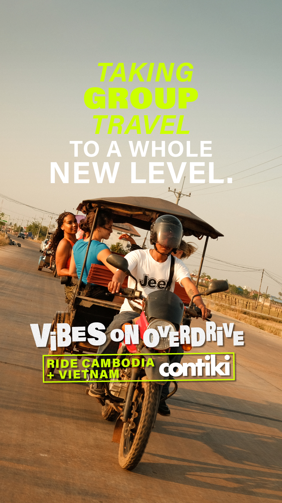 Contiki Facebook ad