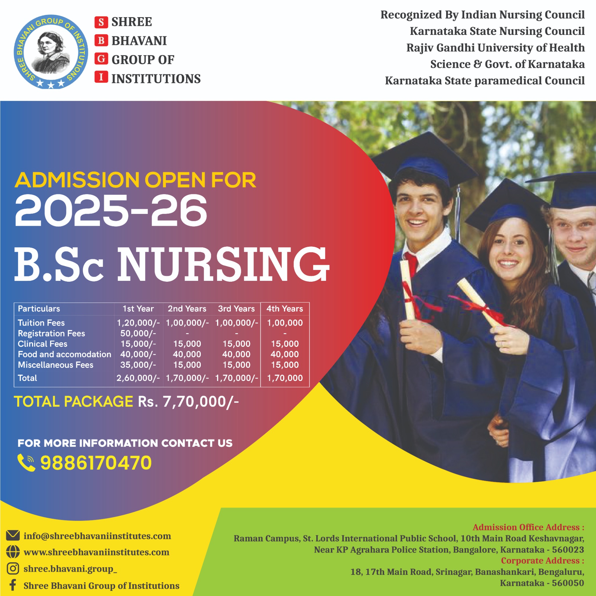 Shree Bhavani Group of Institutions Facebook ad from Feb 24, 2025