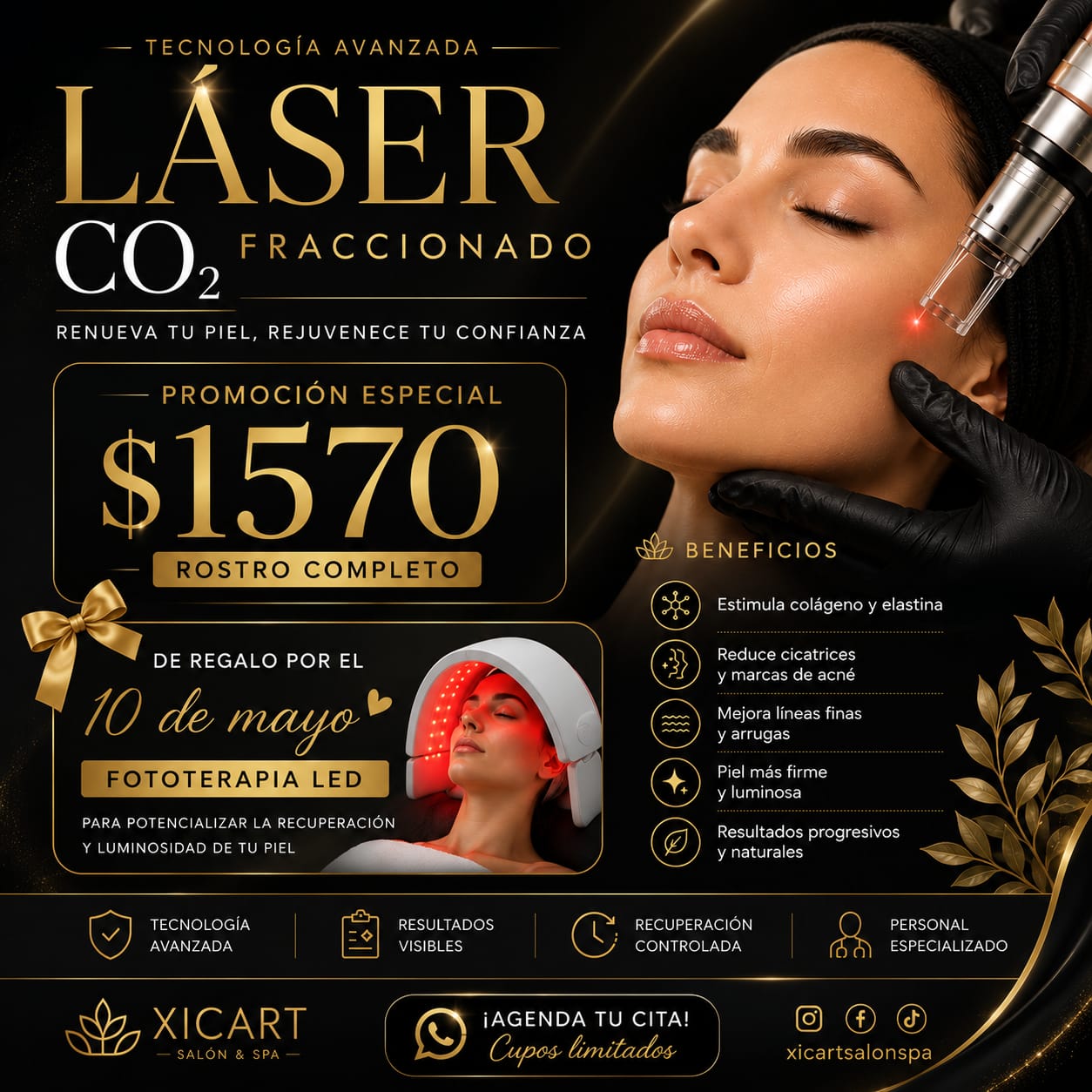 Xicart Salón & Spa Facebook ad: Agenda ya
