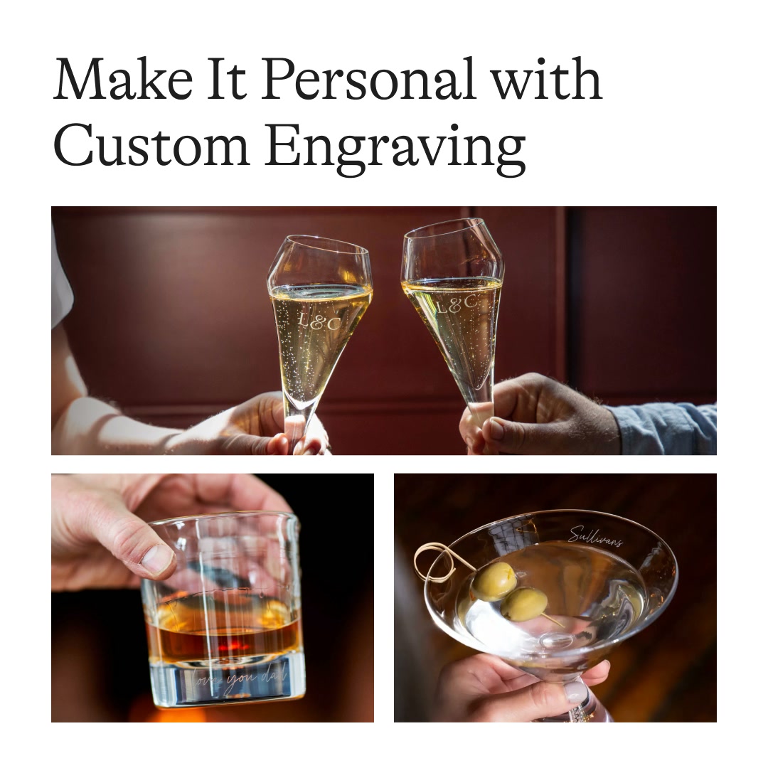 Simon Pearce Facebook ad: A Gift of Personalization