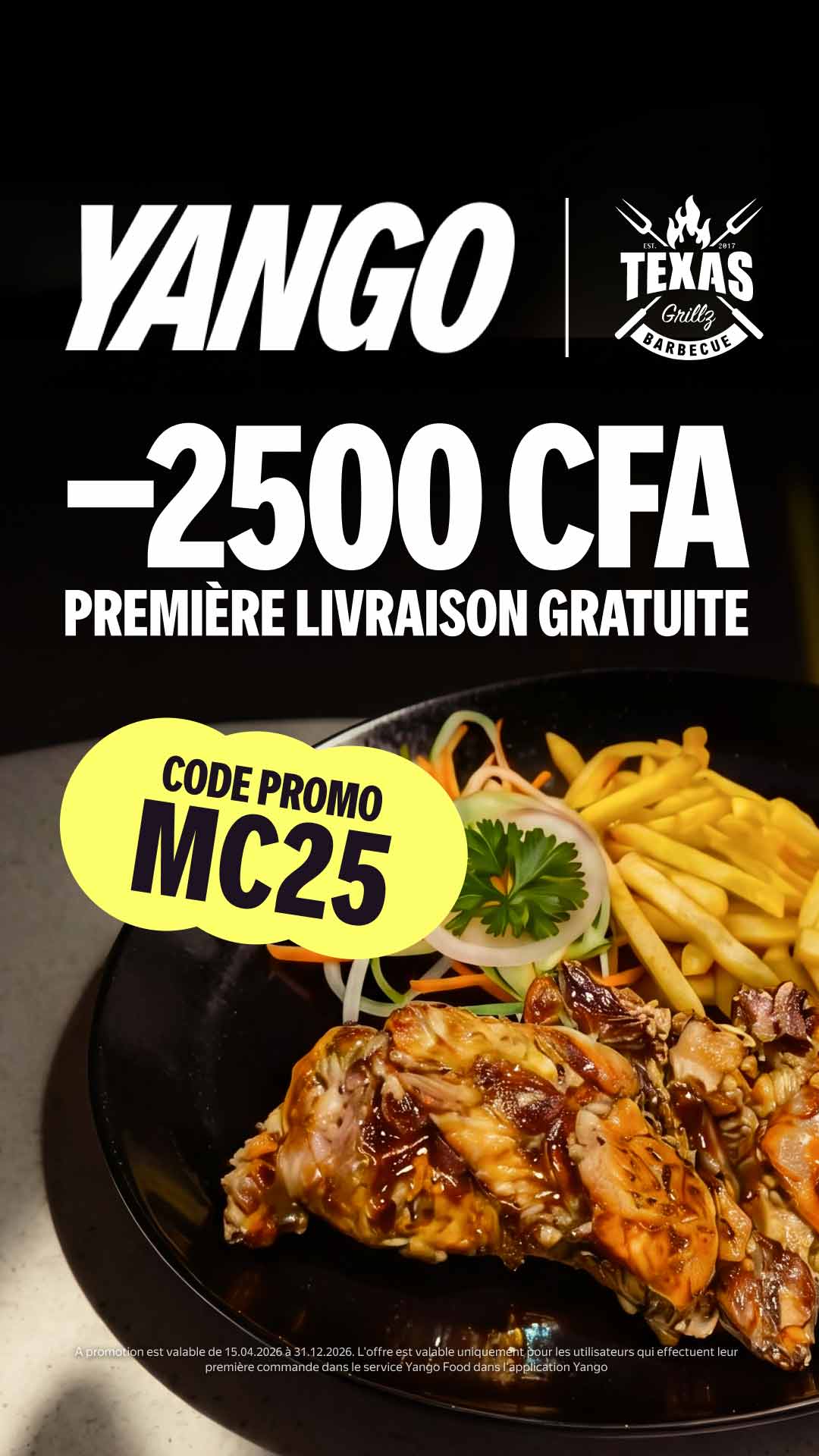 Yango Côte d'Ivoire Facebook ad from Jun 25, 2026