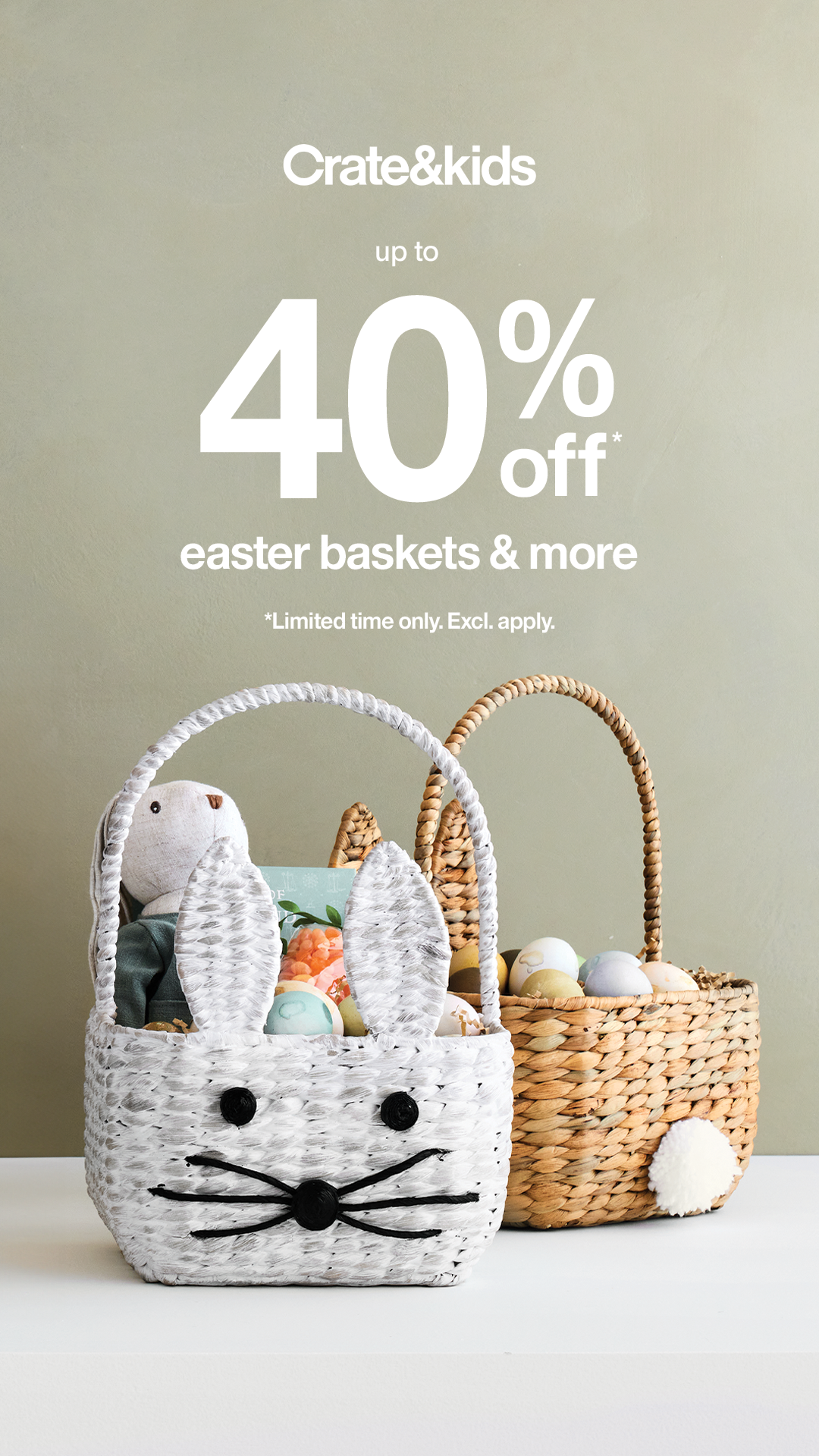 Crate and Kids Facebook ad