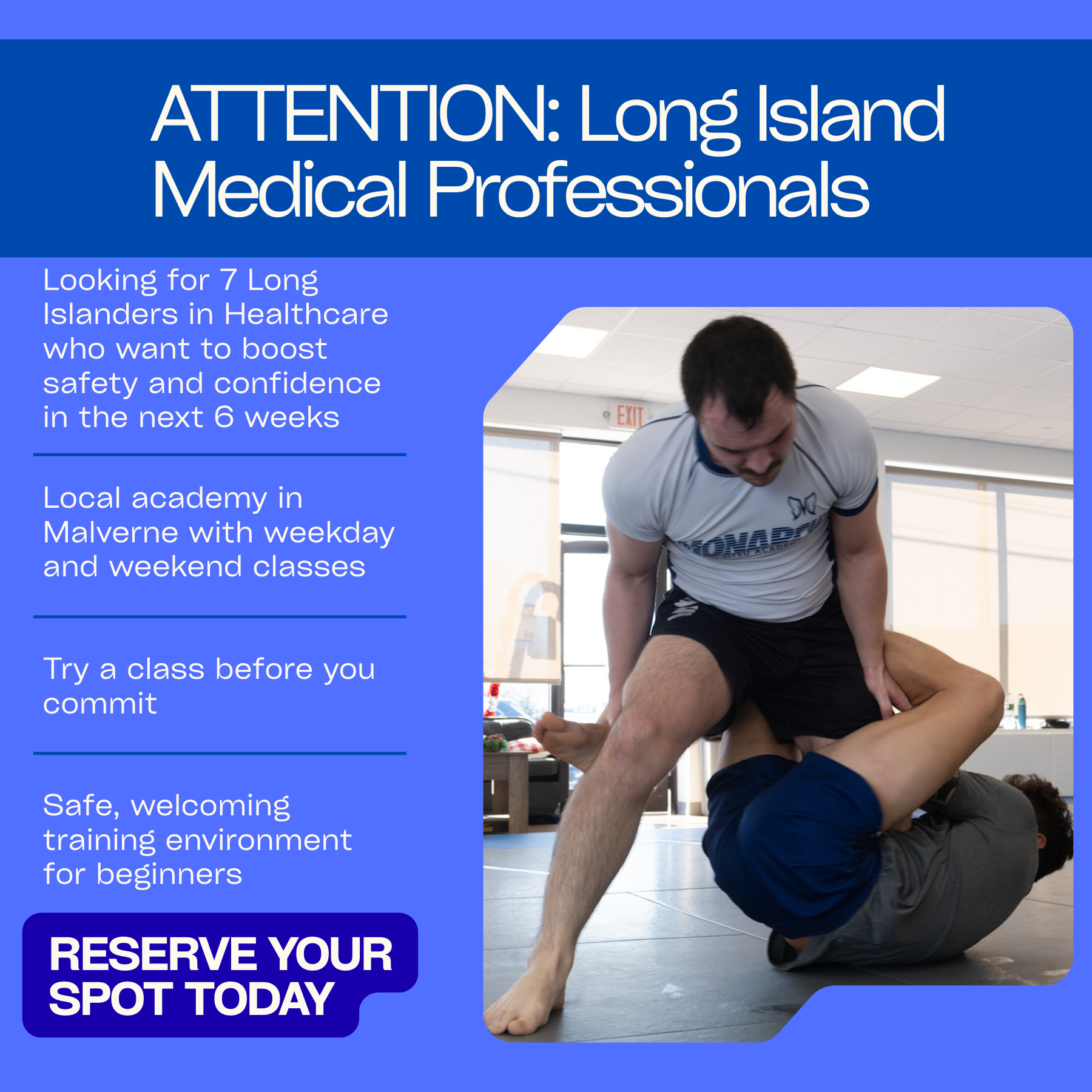 Monarch Jiu Jitsu Academy Facebook ad from Mar 16, 2026