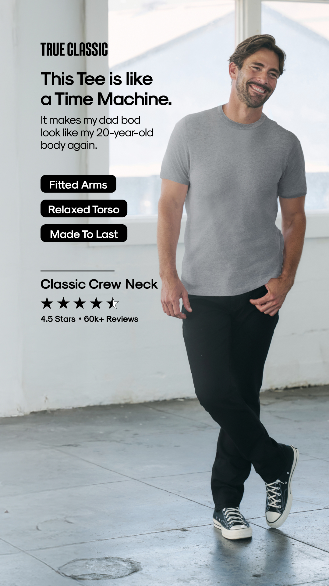 True Classic Facebook ad