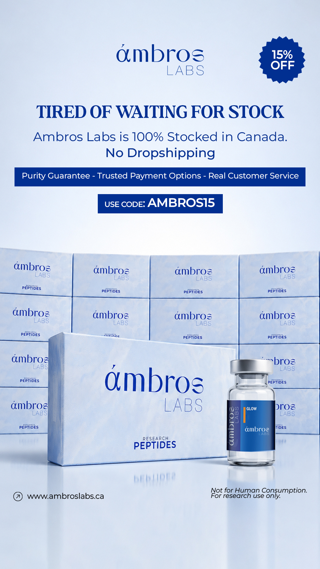 Ambros Labs Facebook ad