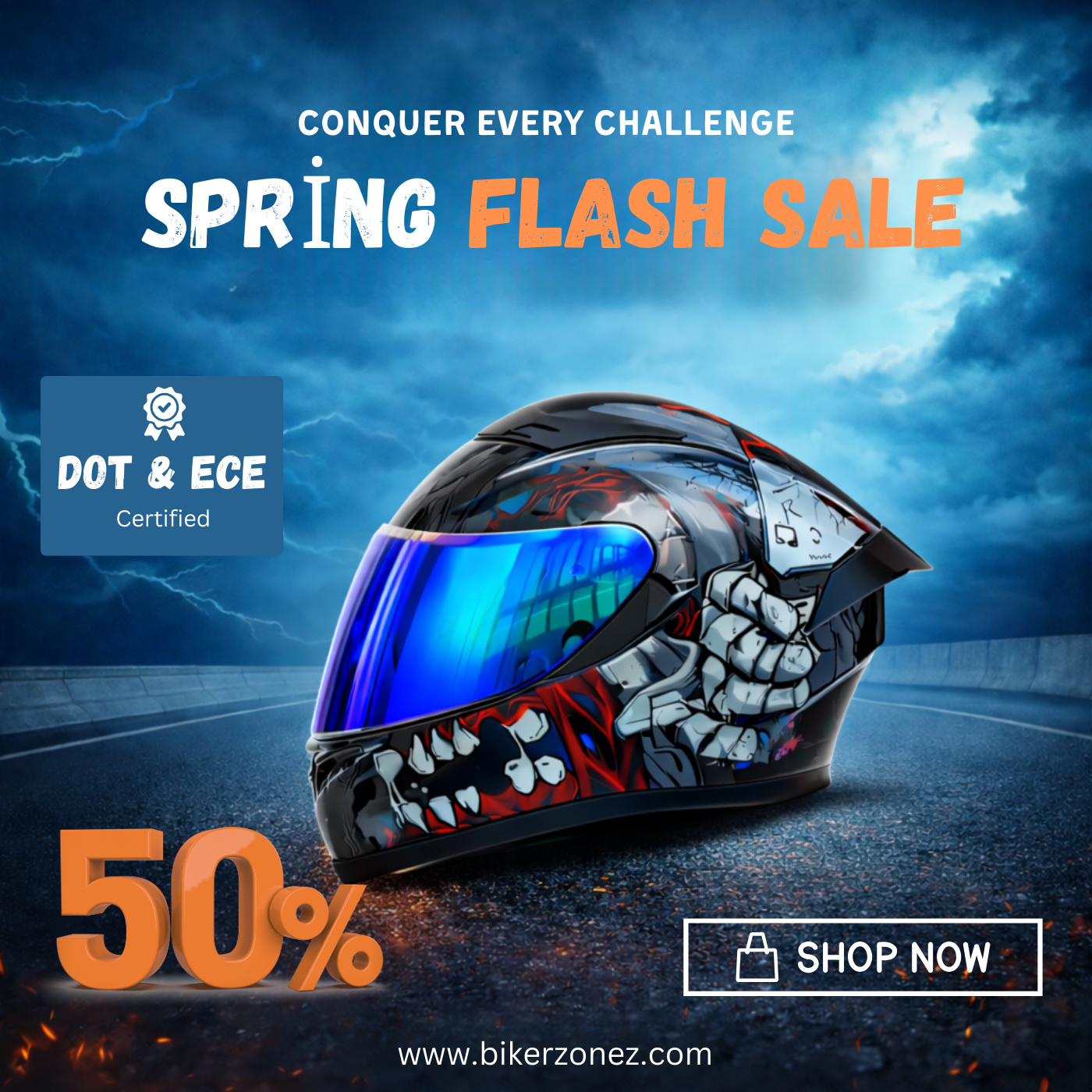 BikerZonez Facebook ad