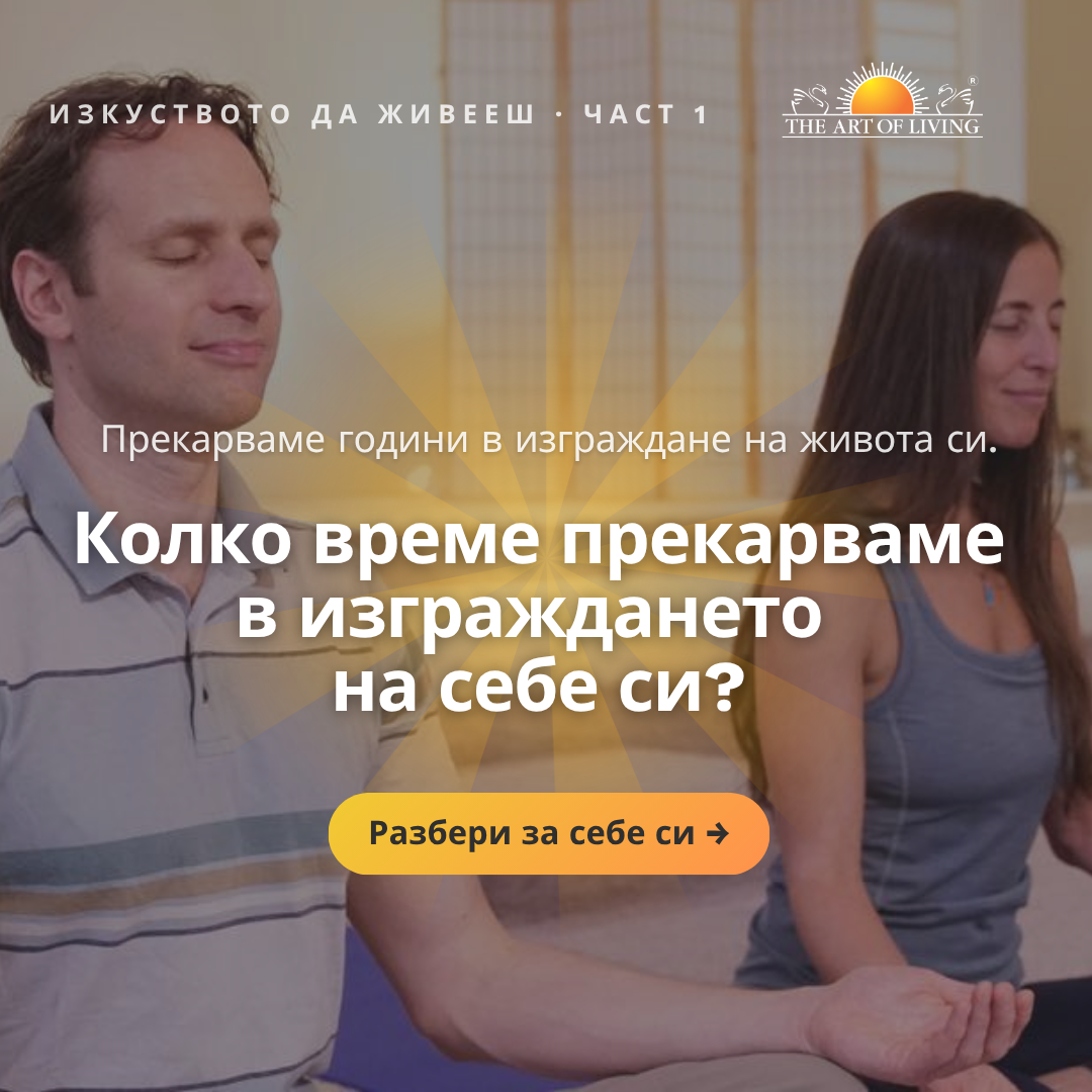 The Art of Living Facebook ad