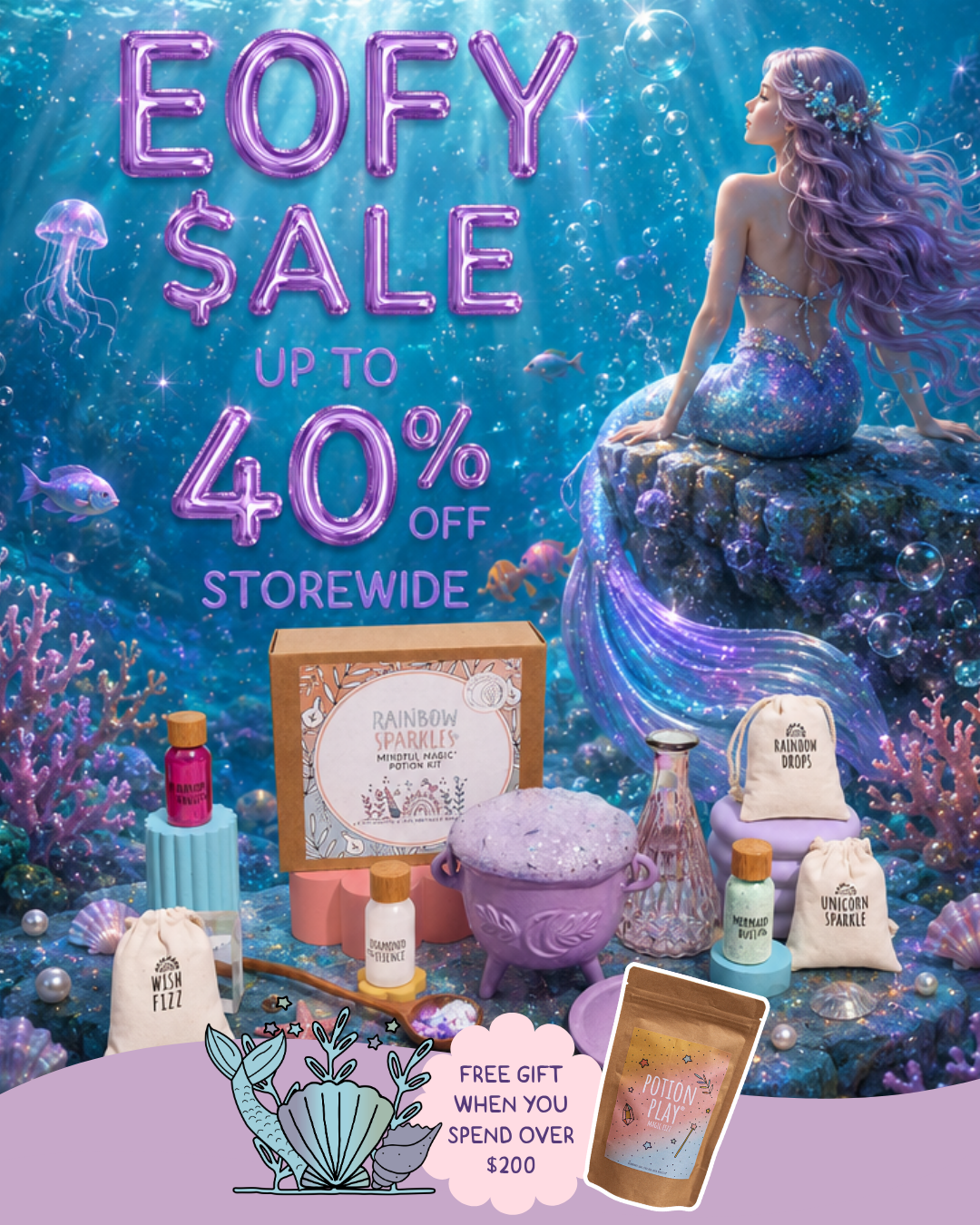 The Little Potion Co Facebook ad