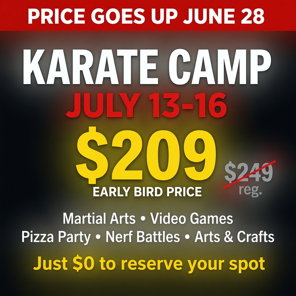 The 1-2 Punch Family Martial Arts & Fitness Center Facebook ad