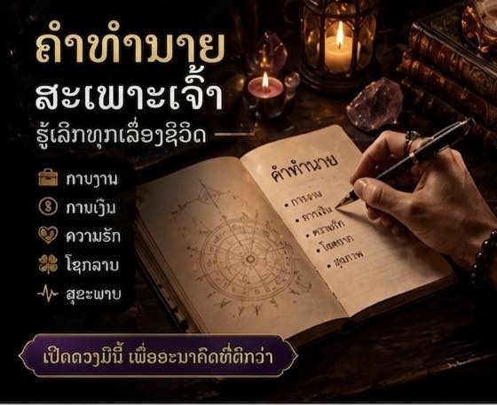 ເປີດດວງ ພິກຊະຕາ - ພະຍາກອນລາຍມື Facebook ad: ຢາກໃຫ້ຊີວິດດີຂຶ້ນ. ຕ້ອງເລີ່ມຈາກການ 'ຮູ້ກ່ອນ'