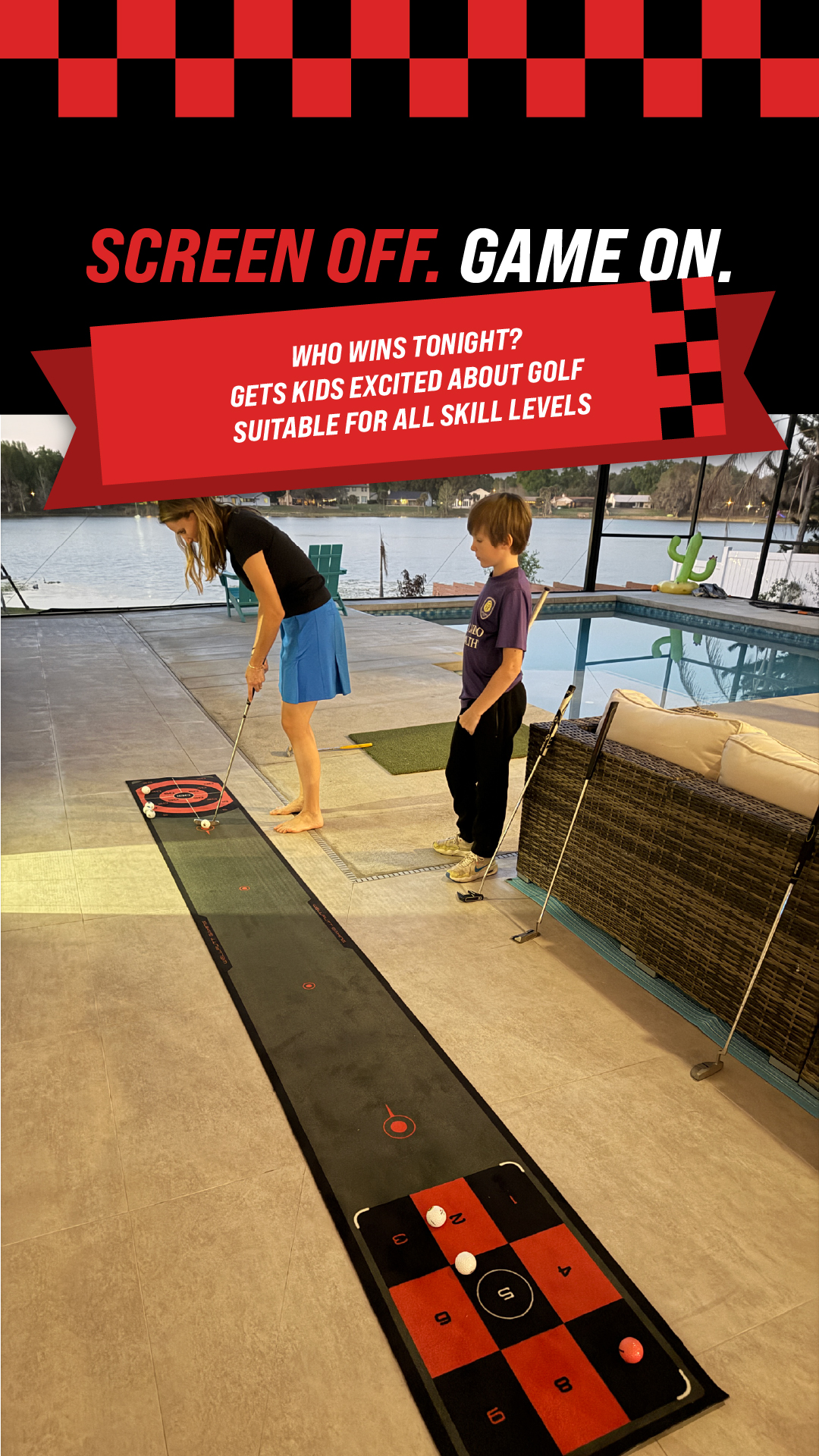 Wellputt Golf Facebook ad