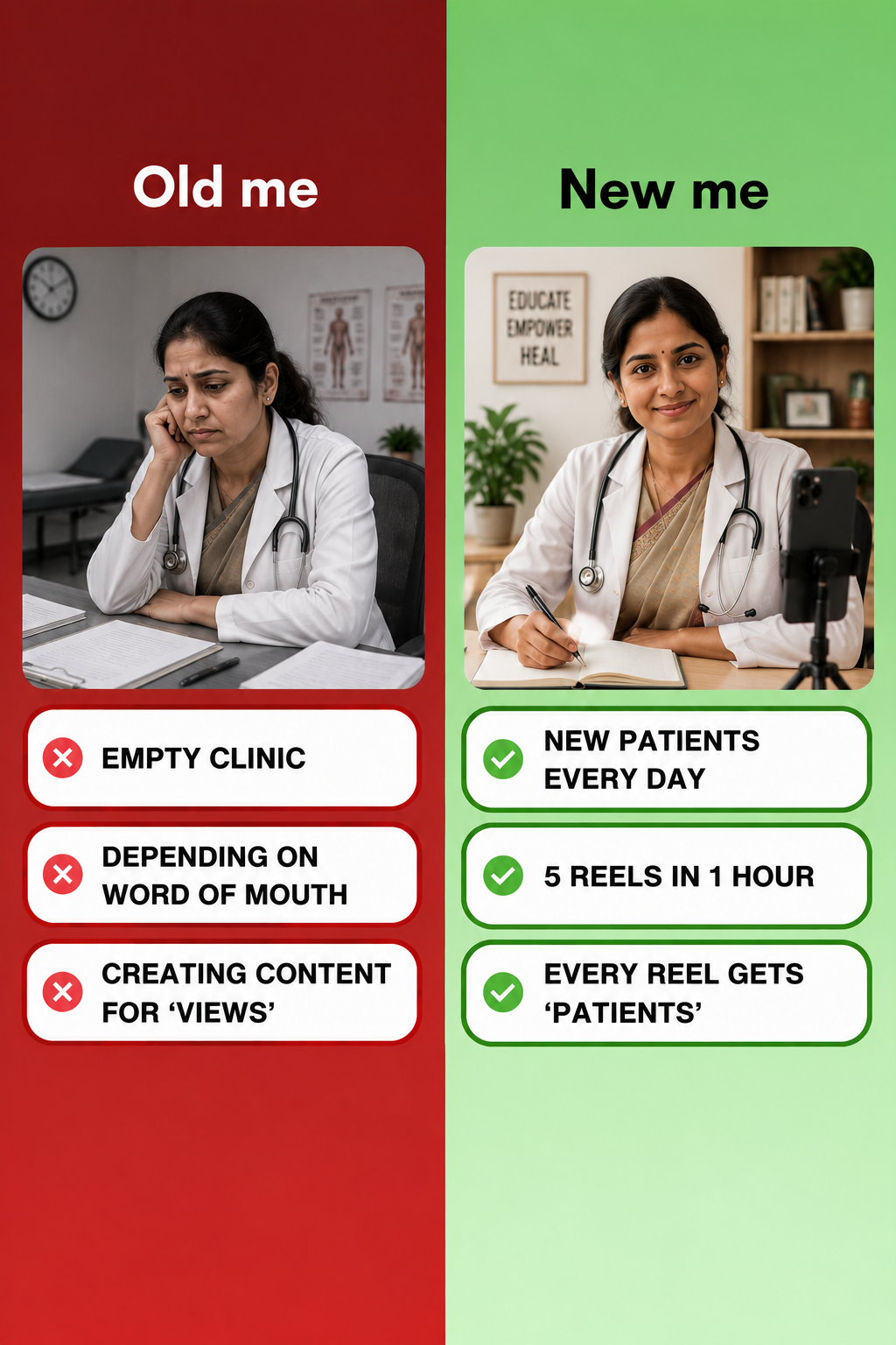 Hook Examples Facebook ad: Doctor Creator Toolkit: a Patient Conversion Engine
