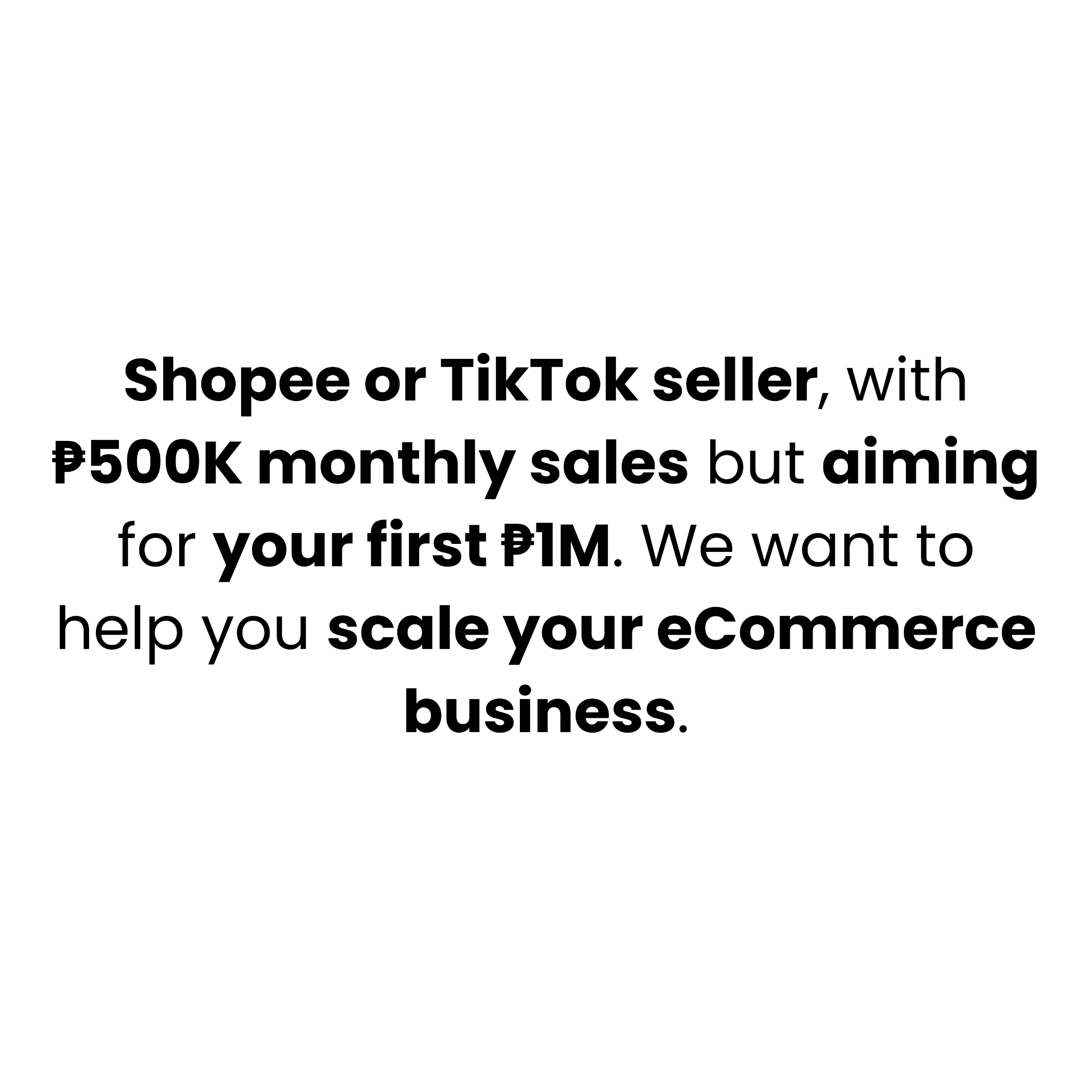 ECOM Accelerator Facebook ad