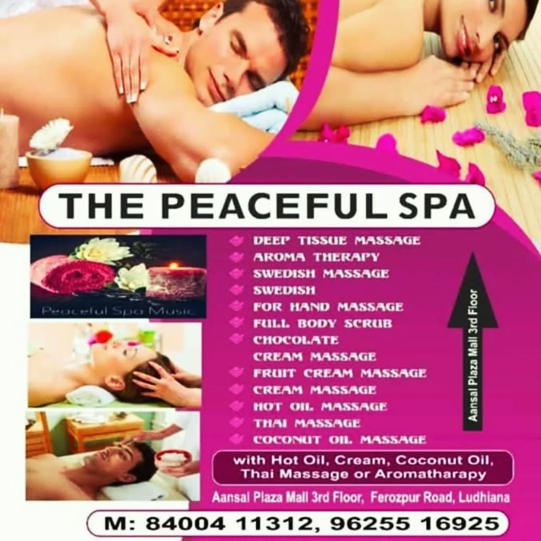Red Rose SPA Ludhiana Facebook ad: Today new staff available peacefull spa ansal plaza…