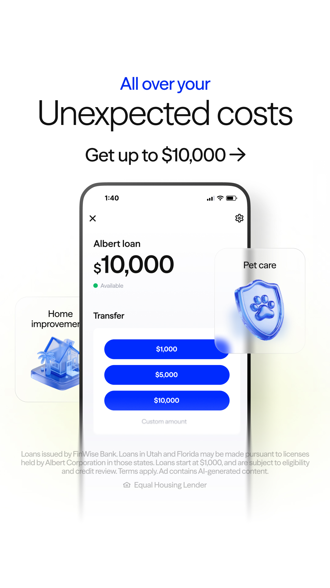 Albert Facebook ad