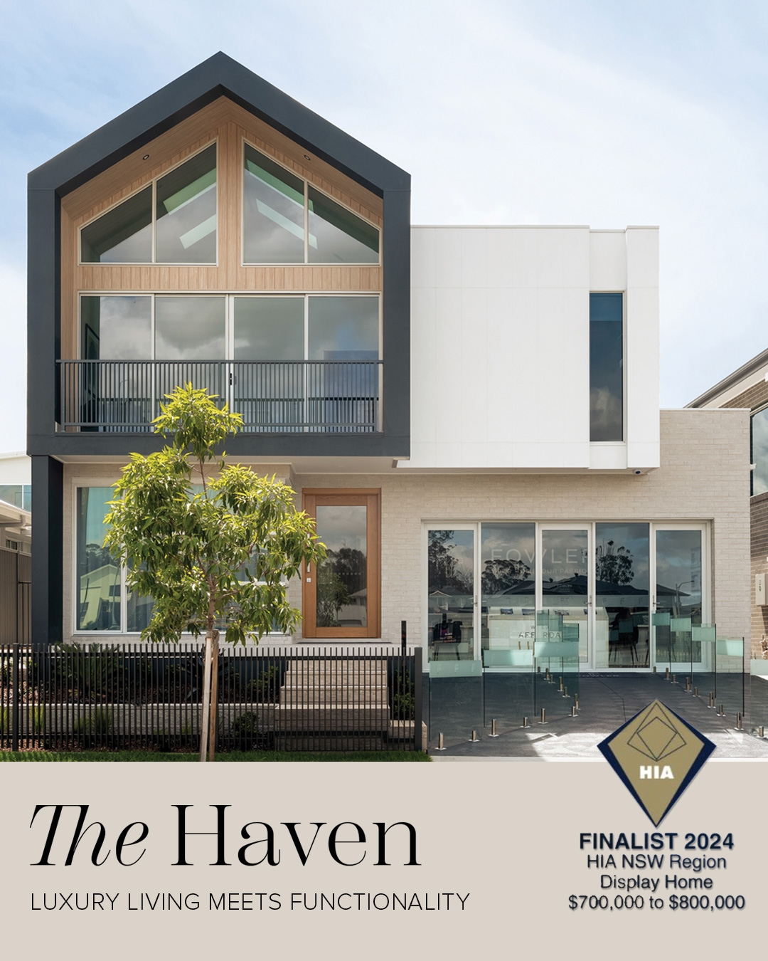 Fowler Homes Facebook ad: Discover The Haven: Luxury Redefined
