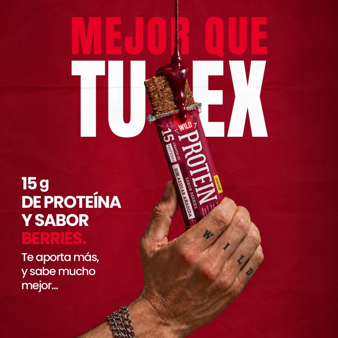 The Wild Foods Facebook ad: Mejor que tu ex: 15 g de proteína