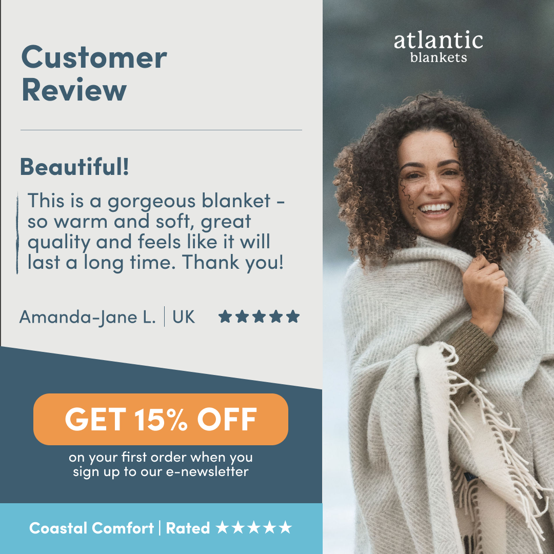 Atlantic Blankets Facebook ad
