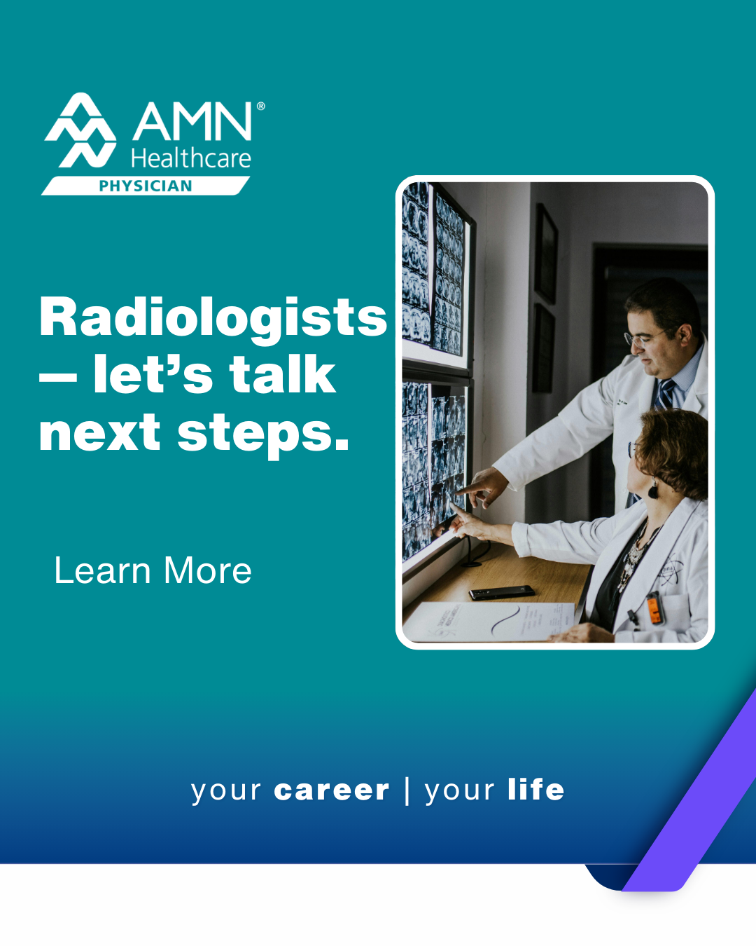 AMN Healthcare Facebook ad