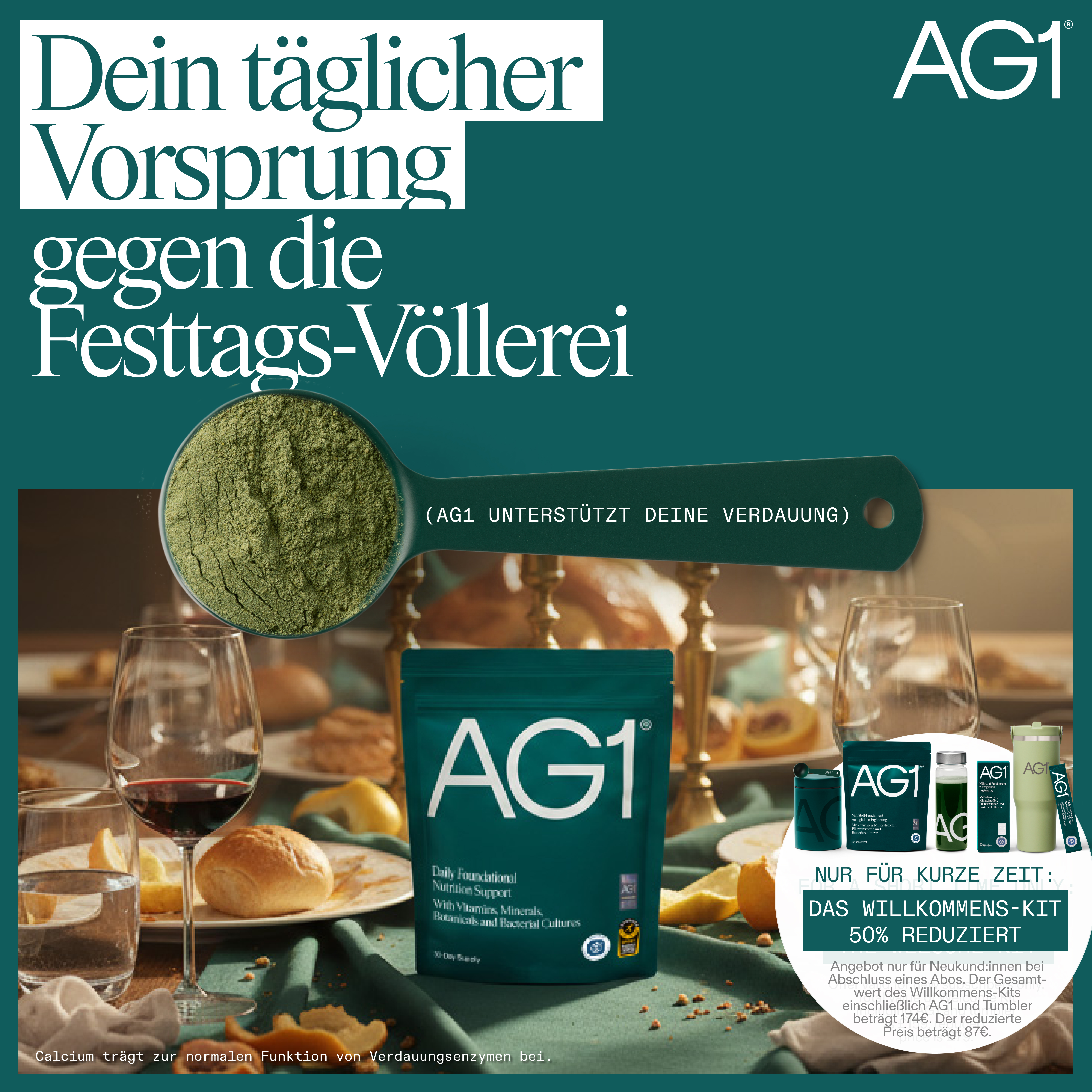 AG1 Deutschland Facebook ad