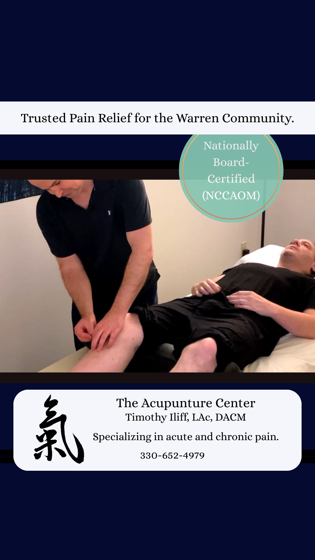 The Acupuncture Center Facebook ad from Dec 6, 2025