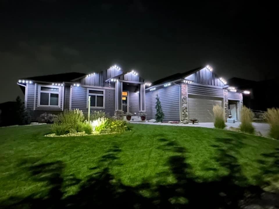 Night Lights Unlimited Facebook ad: Transform Your Home With Permanent Lighting