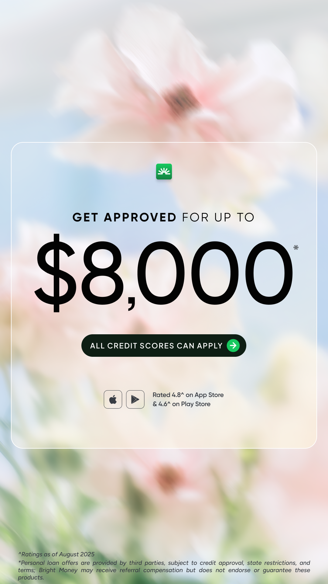 Bright Money Facebook ad