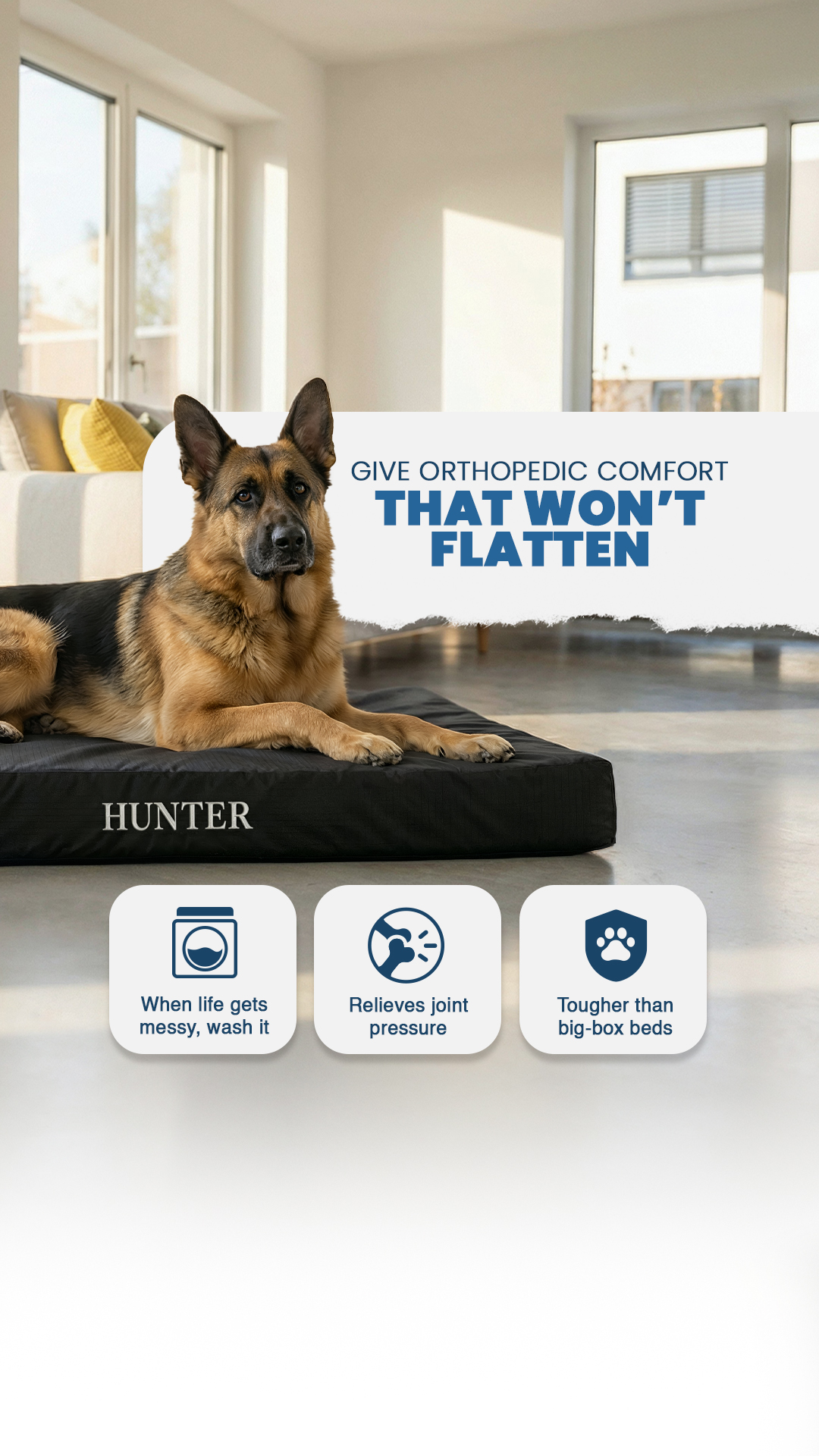 K9 Ballistics Dog Beds Facebook ad