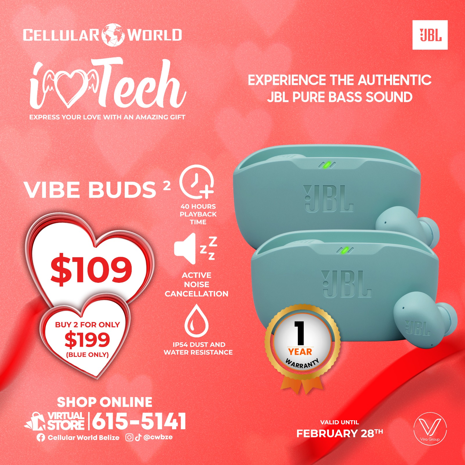 Cellular World Belize Facebook ad