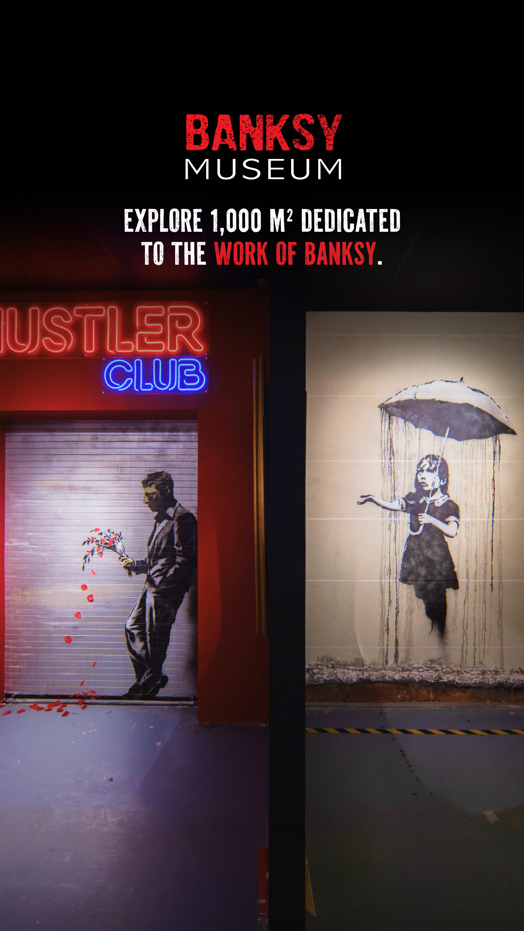 Banksy Museum Facebook ad from Apr 20, 2026
