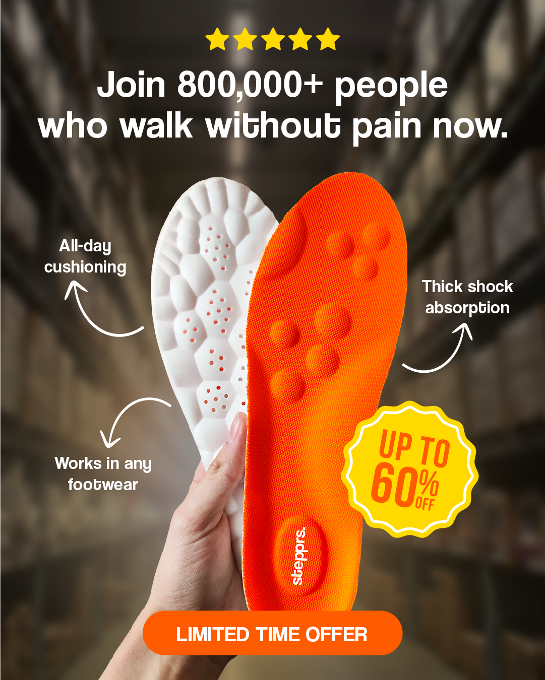 Stepprs Facebook ad