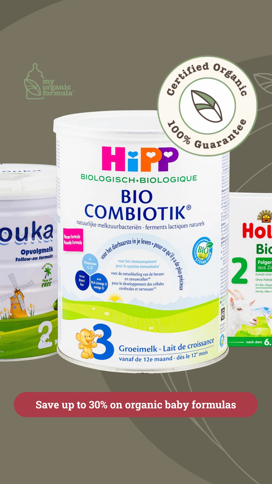 My Organic Formula Facebook ad