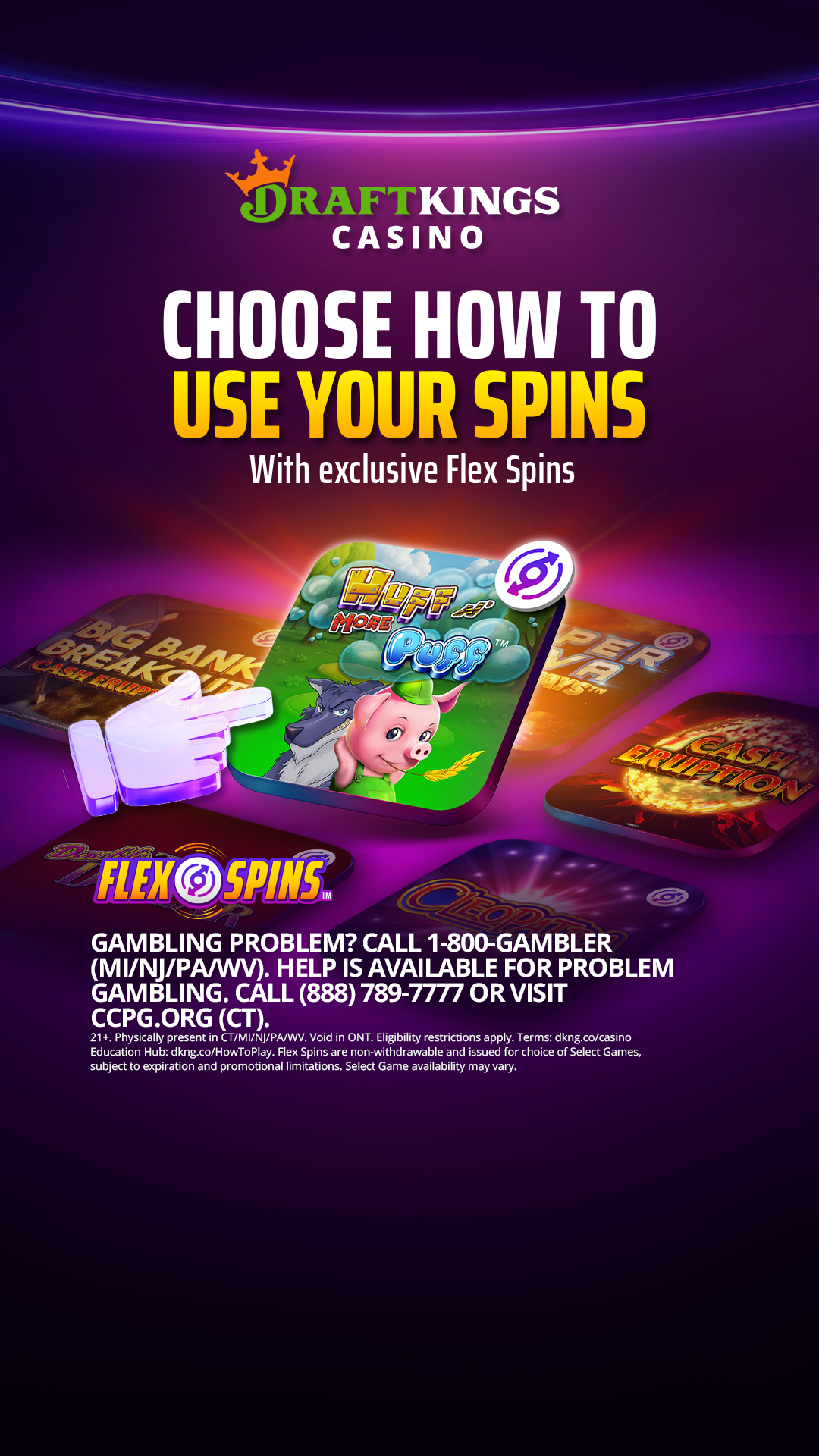 DraftKings Casino Facebook ad