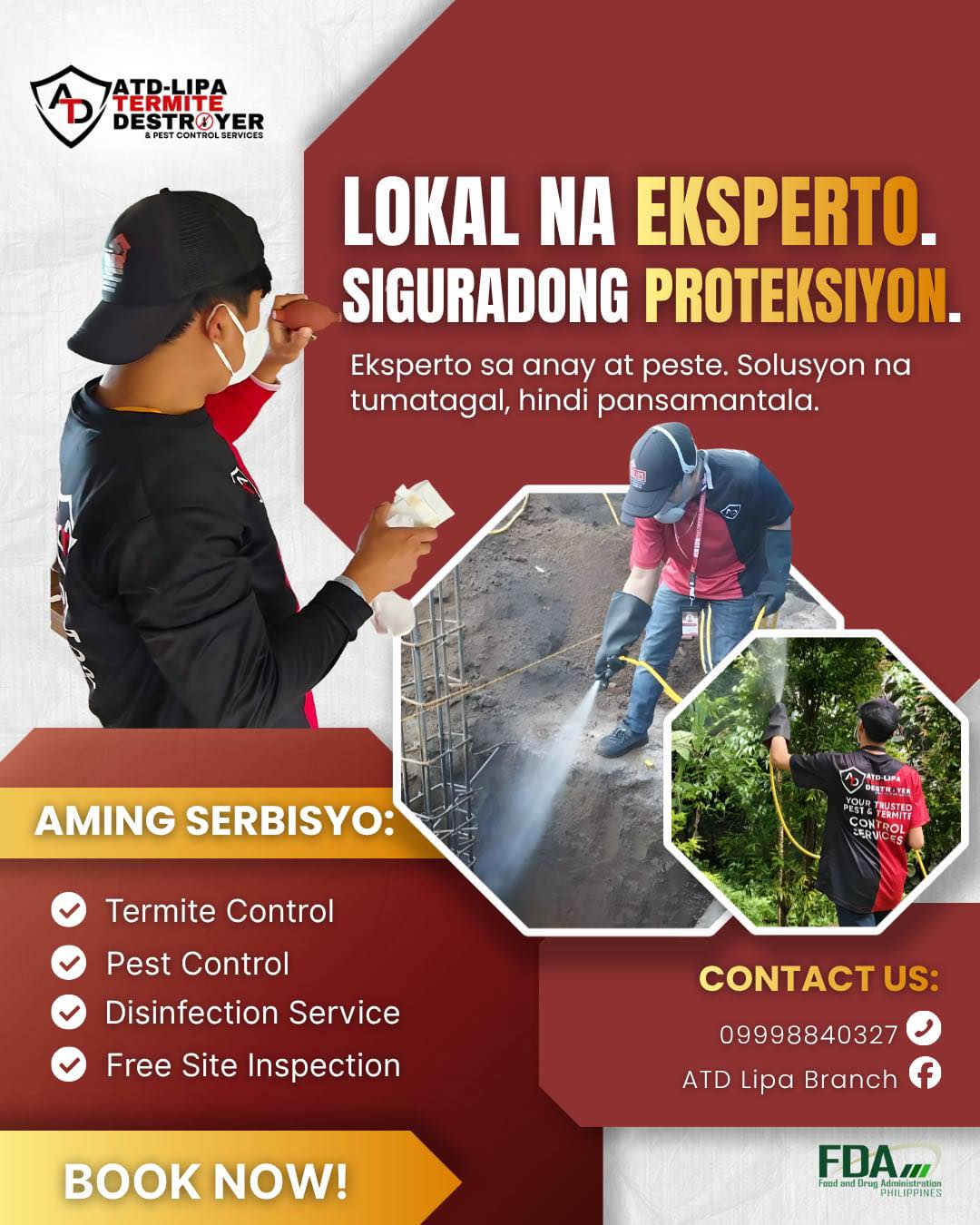 Arbas Termite Destroyer - Lipa Branch Facebook ad: 𝐏𝐚𝐠 𝐦𝐚𝐲 𝐩𝐞𝐬𝐭𝐞, 𝐦𝐚𝐲 𝐬𝐨𝐥𝐮𝐬𝐲𝐨𝐧.