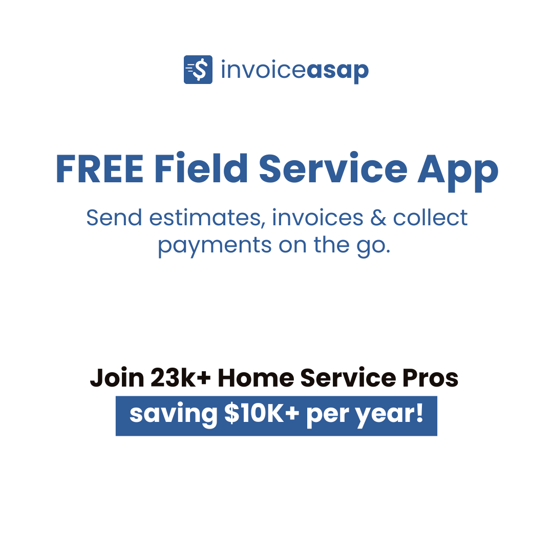 InvoiceASAP Facebook ad: Home Service Pros: Stop Paying $100-$300/Month For CRM…