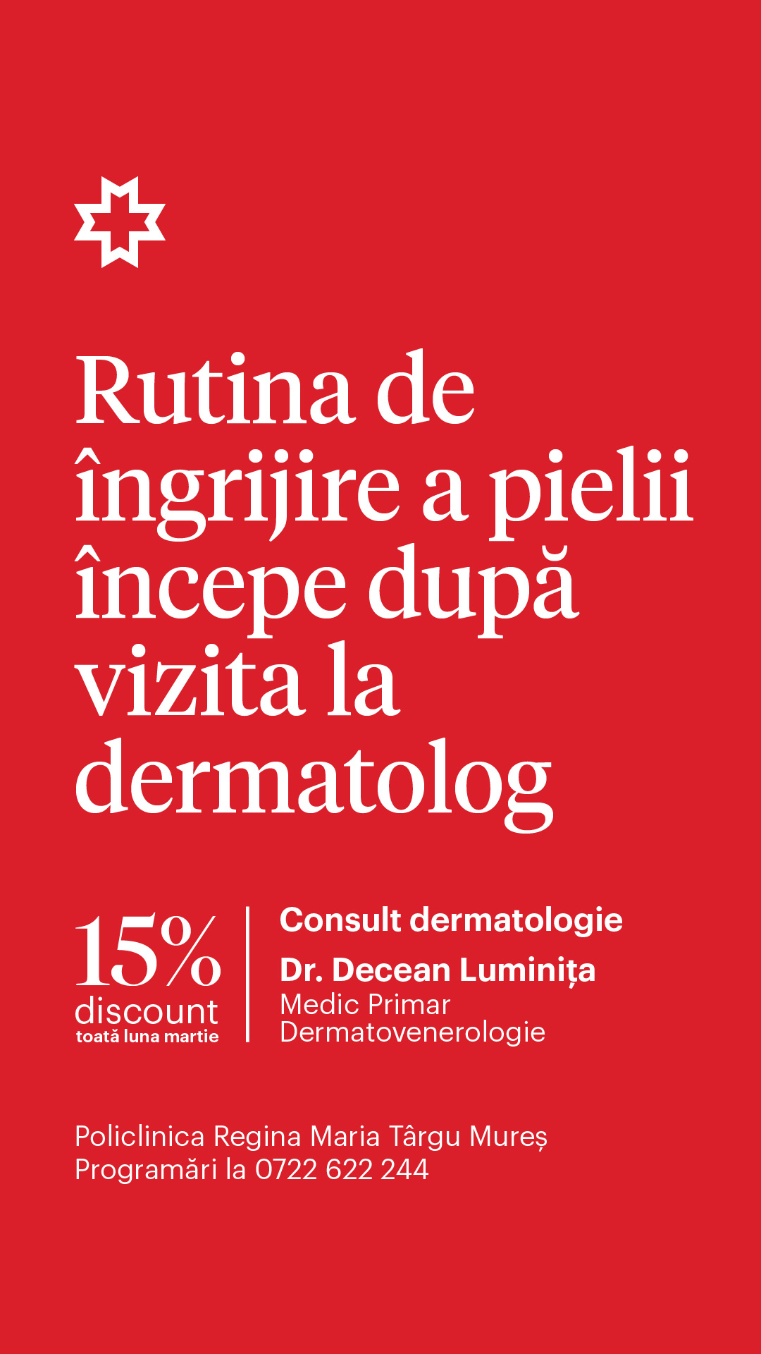 Regina Maria - Rețeaua de Sănătate Facebook ad from Mar 9, 2026