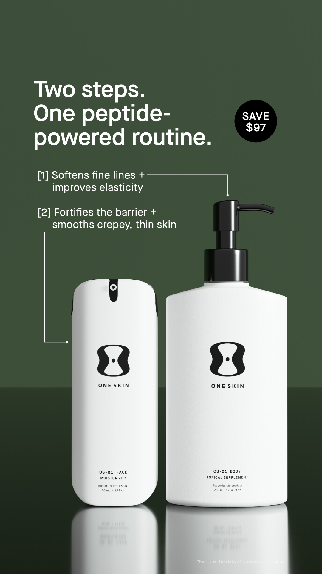 OneSkin Facebook ad