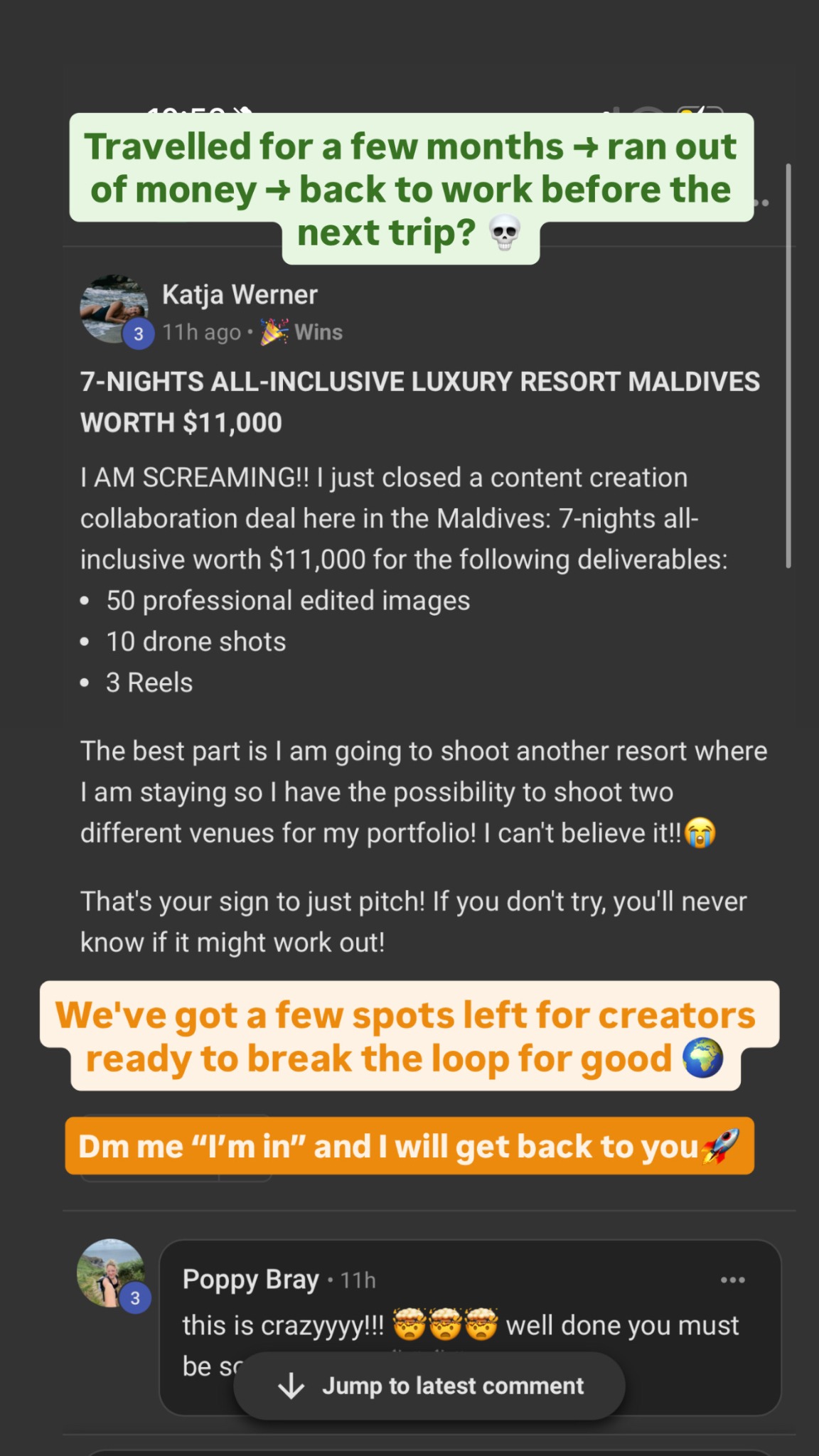 Sarah Rosenborg Facebook ad from Sep 2, 2026