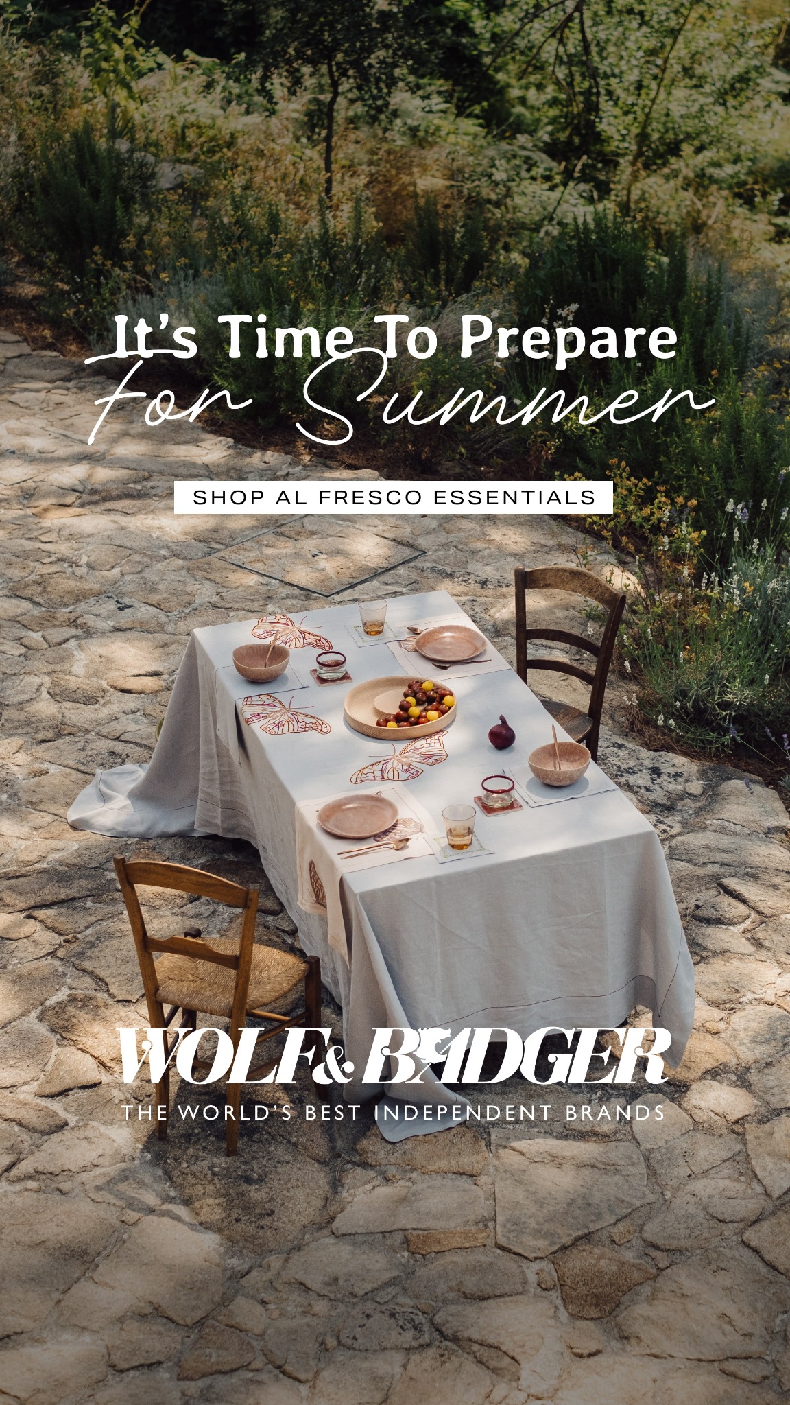 Wolf & Badger Facebook ad
