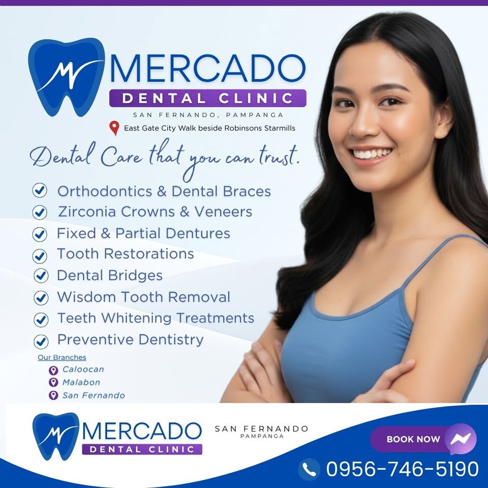 Mercado Dental Clinic Facebook ad: MDC San Fernando