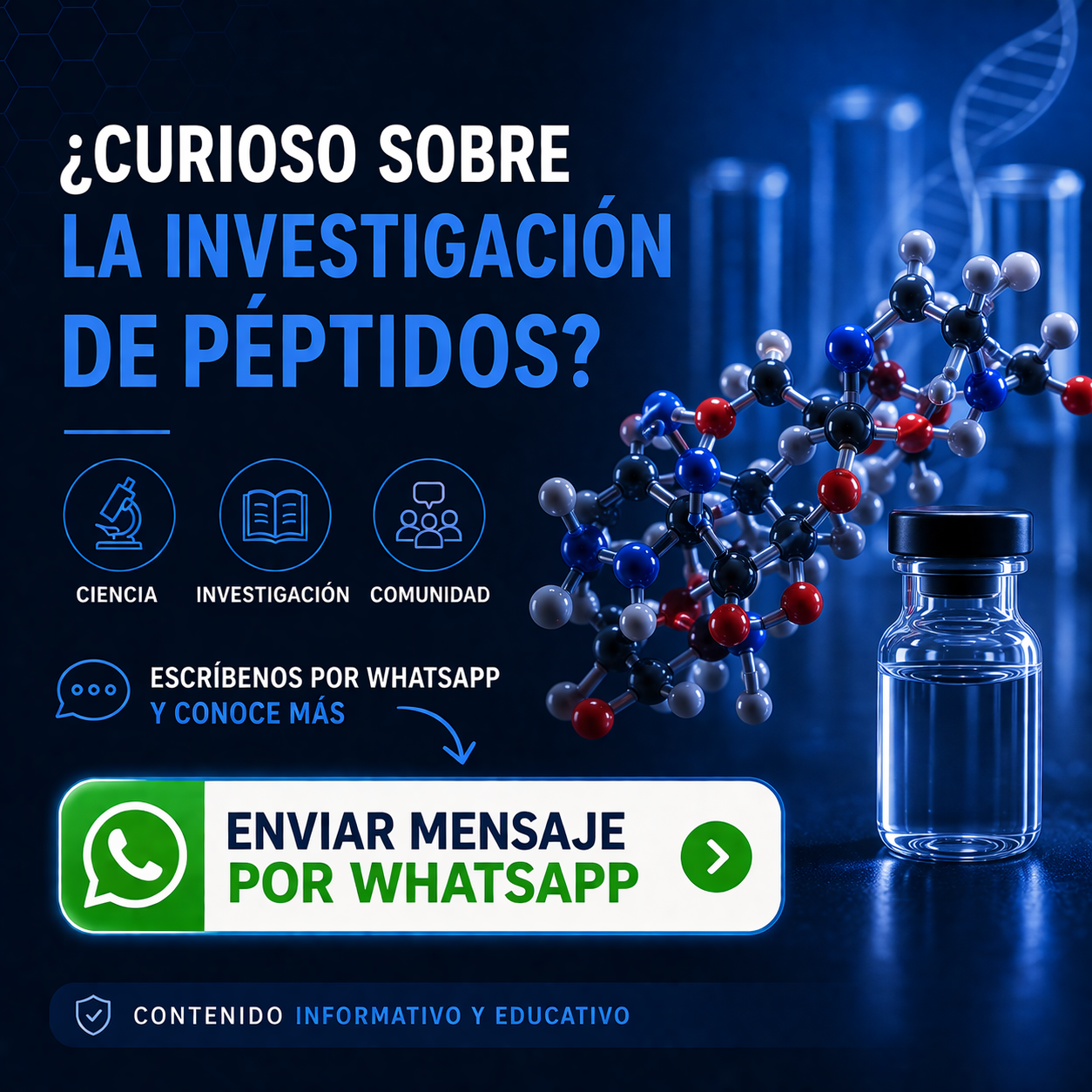 Peptides Costa Rica Facebook ad: ¿Te interesa conocer más sobre la investigación con…