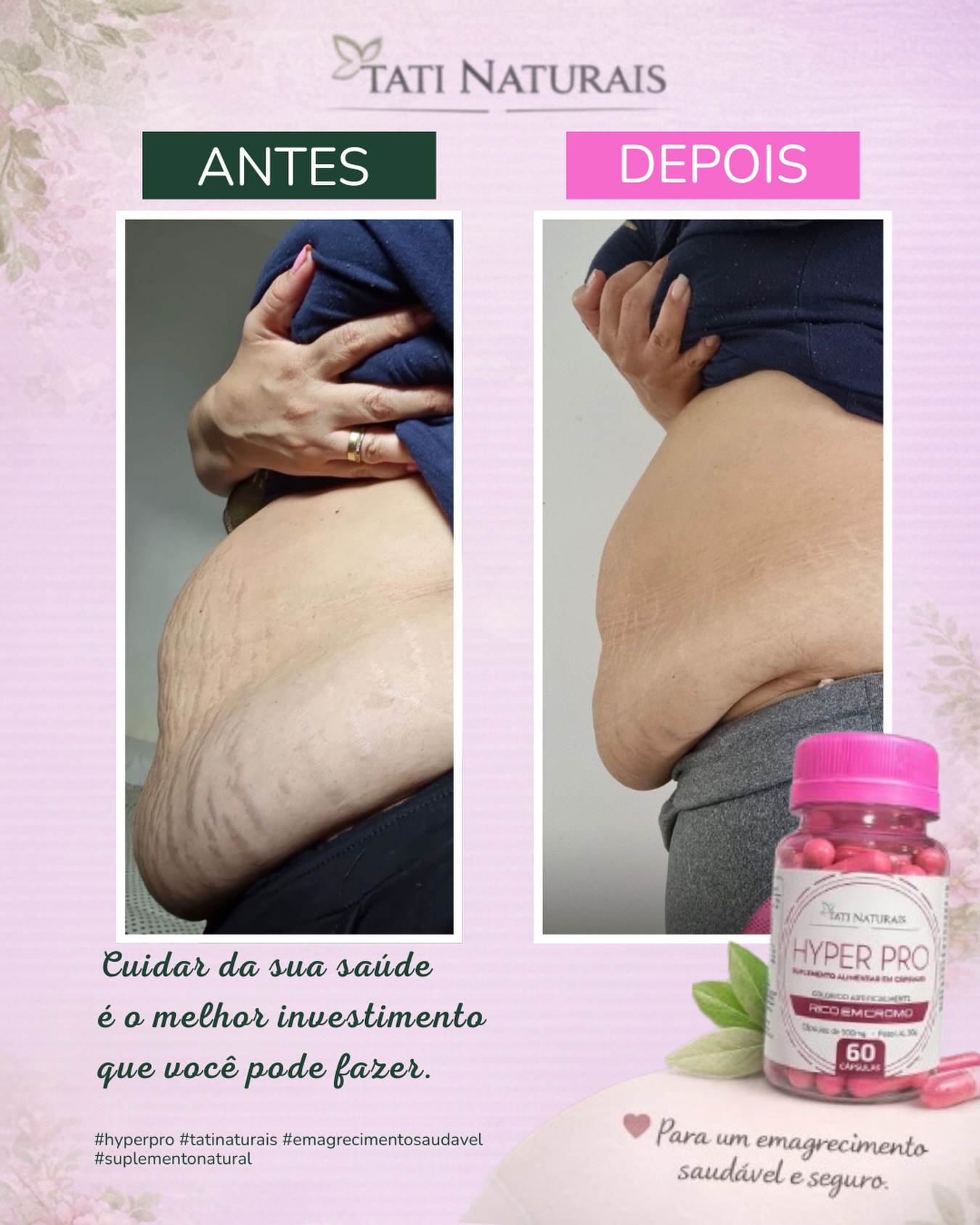 Tati Naturais Facebook ad: Diferença GRITANTE!