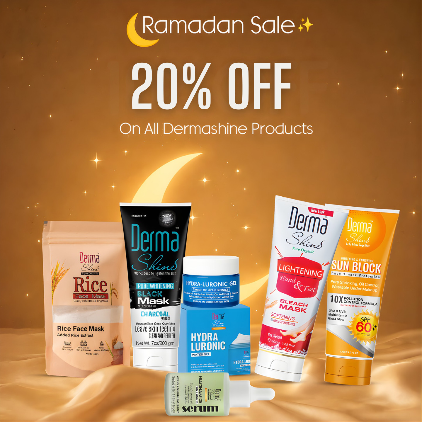 Derma Shine Facebook ad