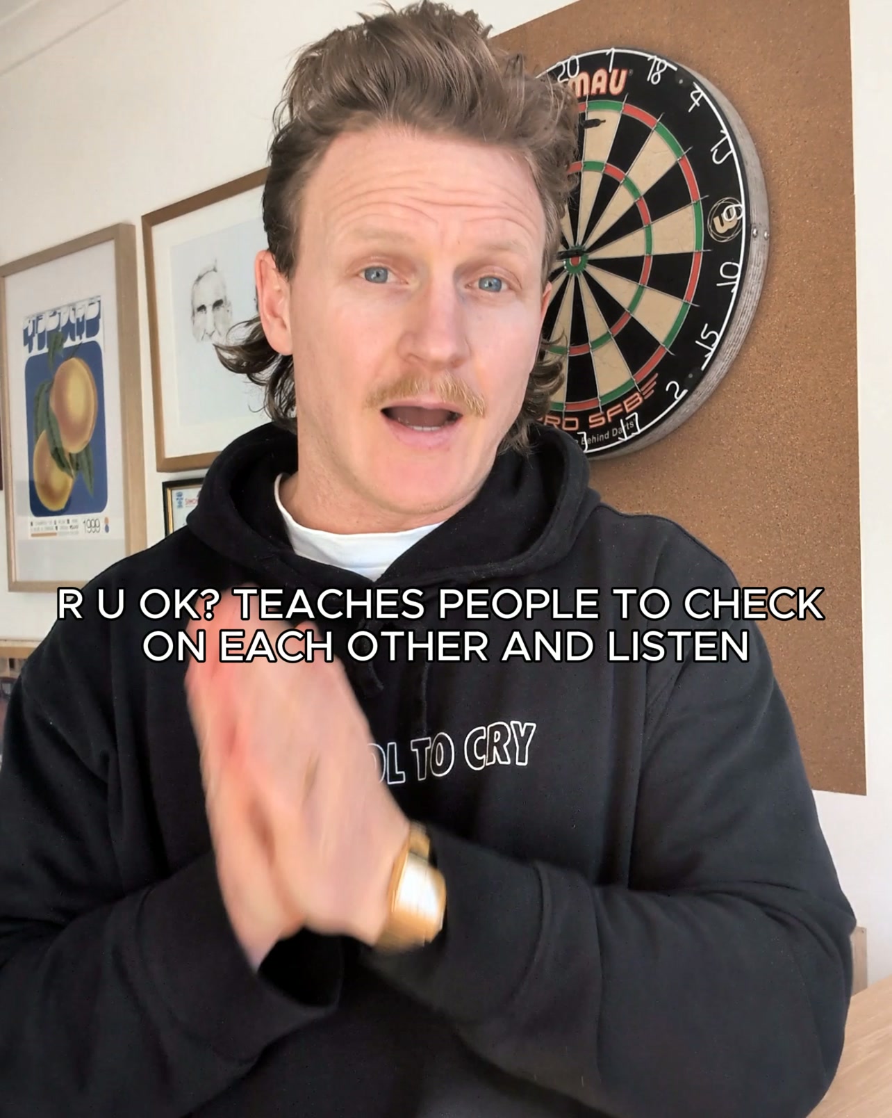 It's Cool To Cry Facebook ad: Do you care about your team?