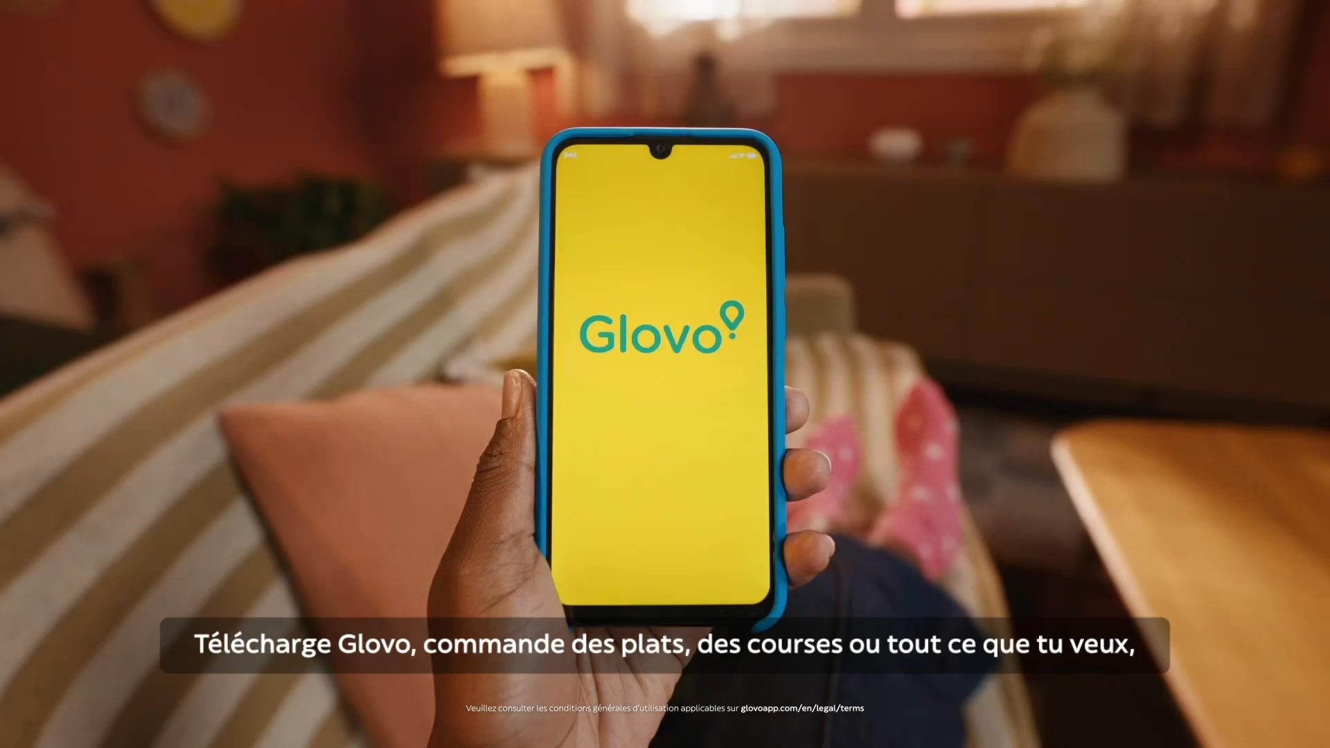 Glovo Facebook ad: Tout ce que tu commandes, en quelques minutes