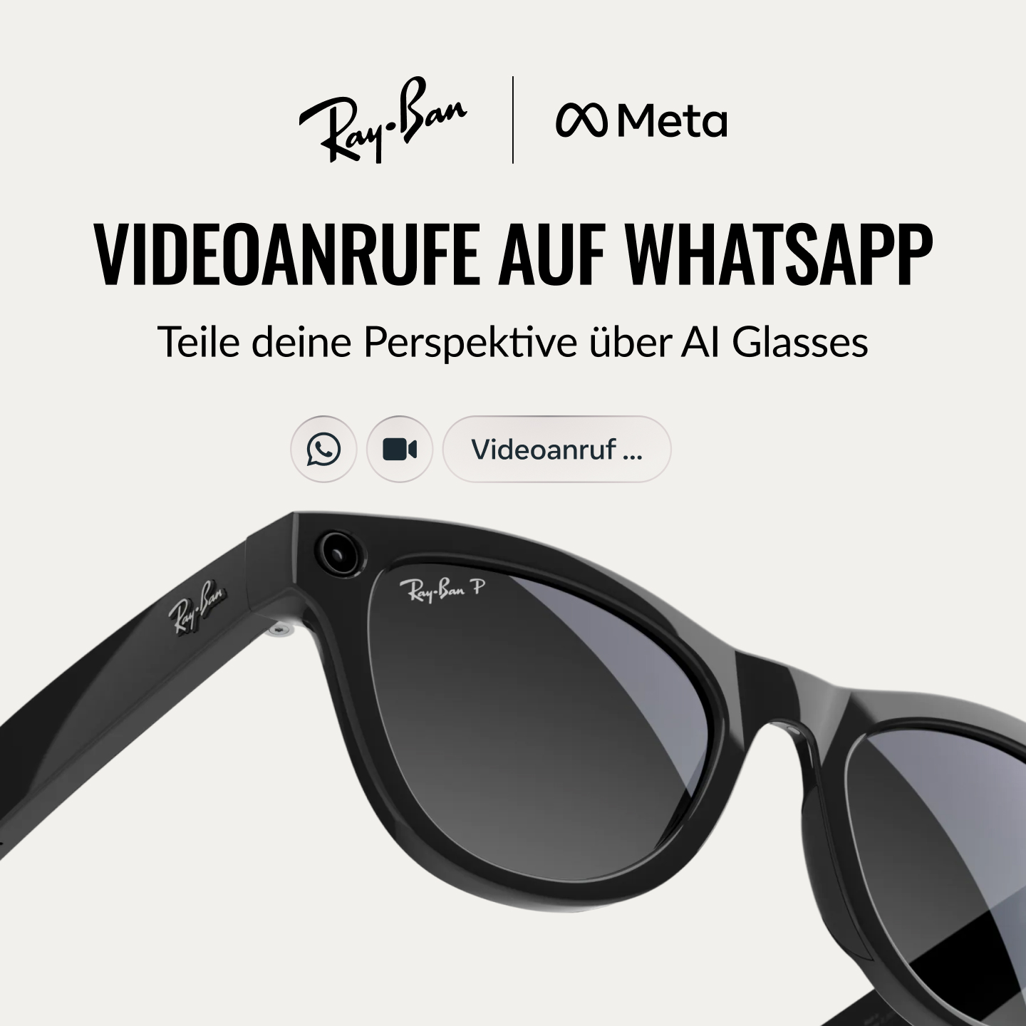 Meta Facebook ad: Videoanrufe ganz einfach